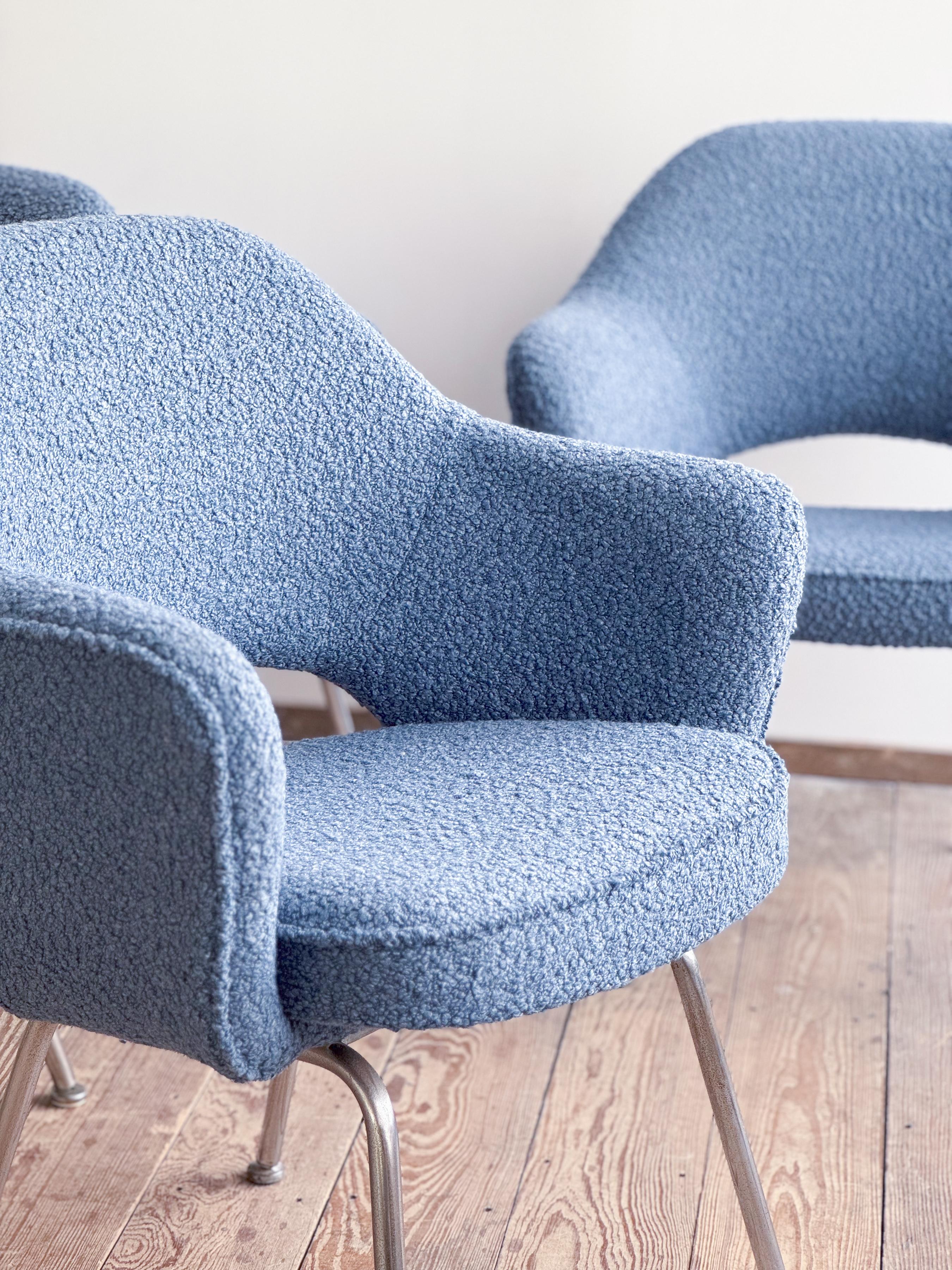 Poltrone direzionali di Eero Saarinen, Knoll International, Germania, Set di 6 in vendita 11