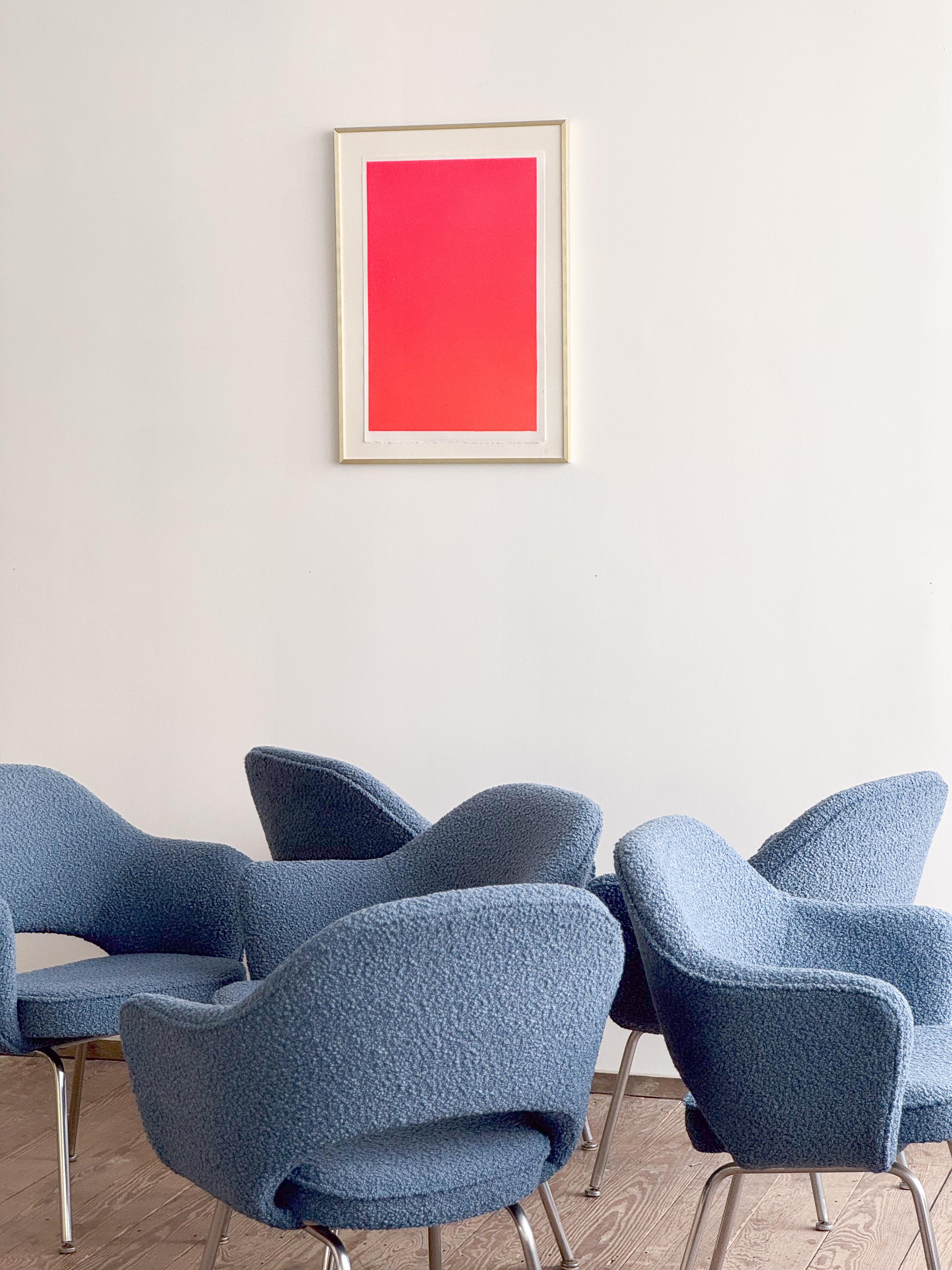 Poltrone direzionali di Eero Saarinen, Knoll International, Germania, Set di 6 in vendita 1