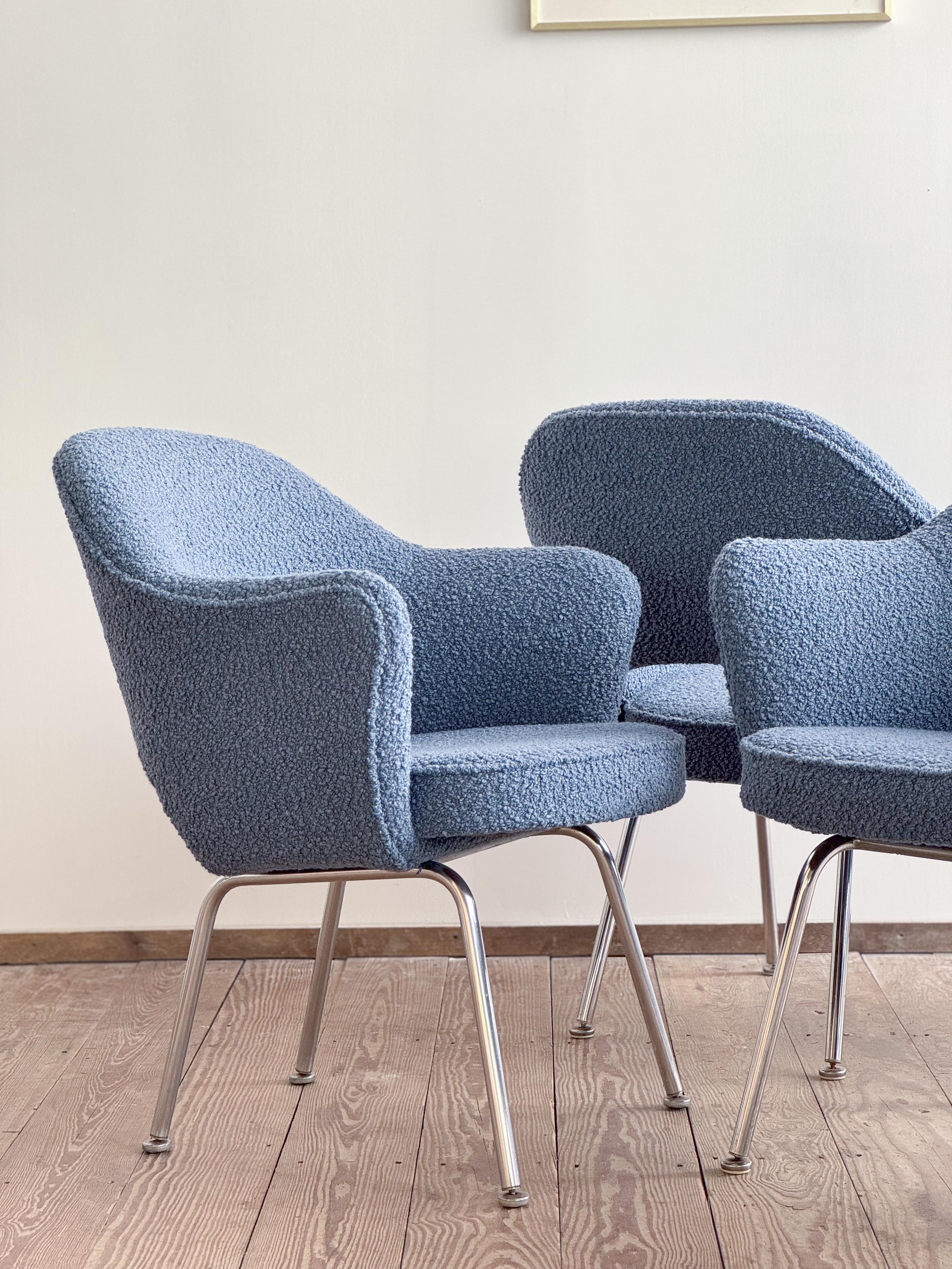 Poltrone direzionali di Eero Saarinen, Knoll International, Germania, Set di 6 in vendita 2