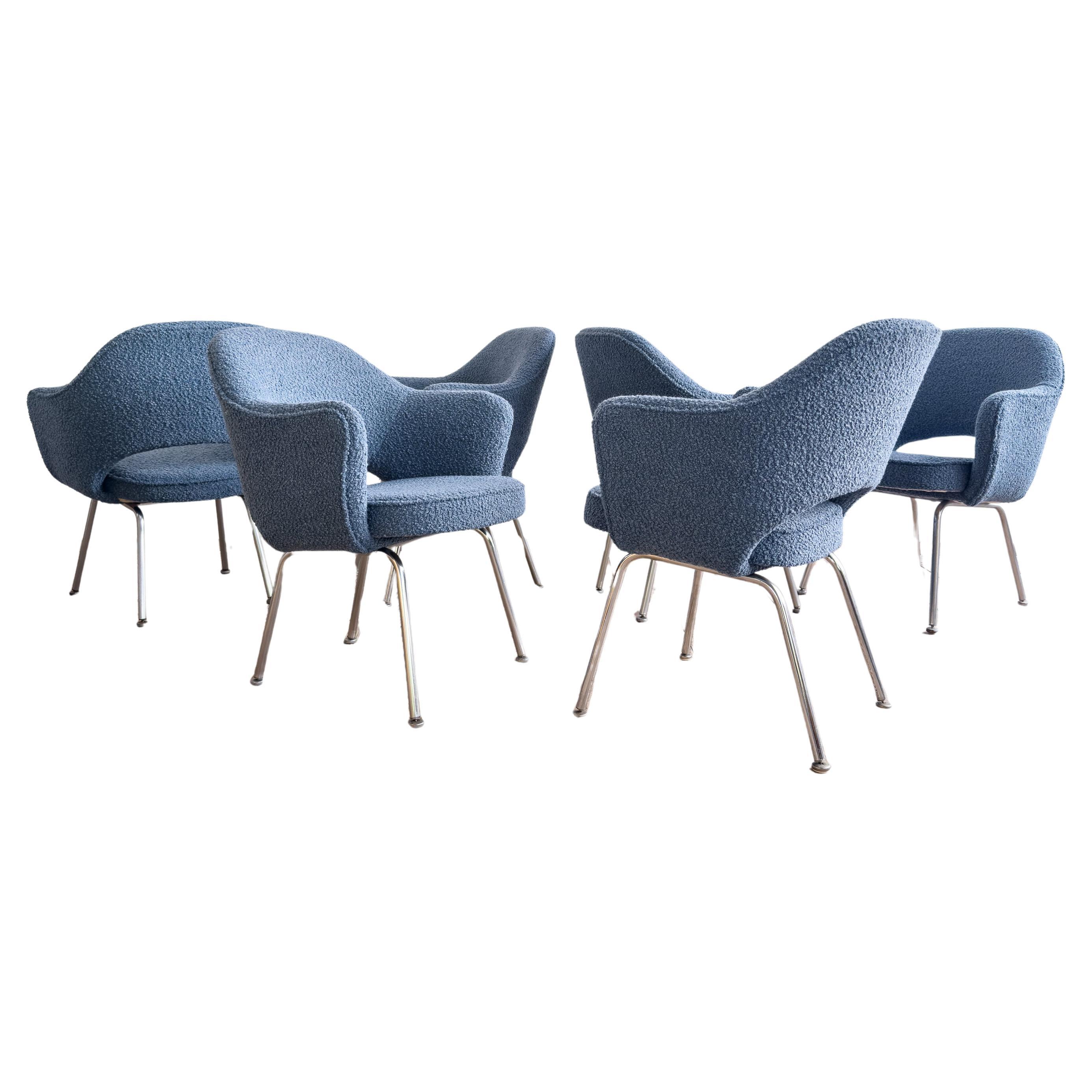 Executive Arm Chairs by Eero Saarinen, Knoll International, Germany, Set of 6