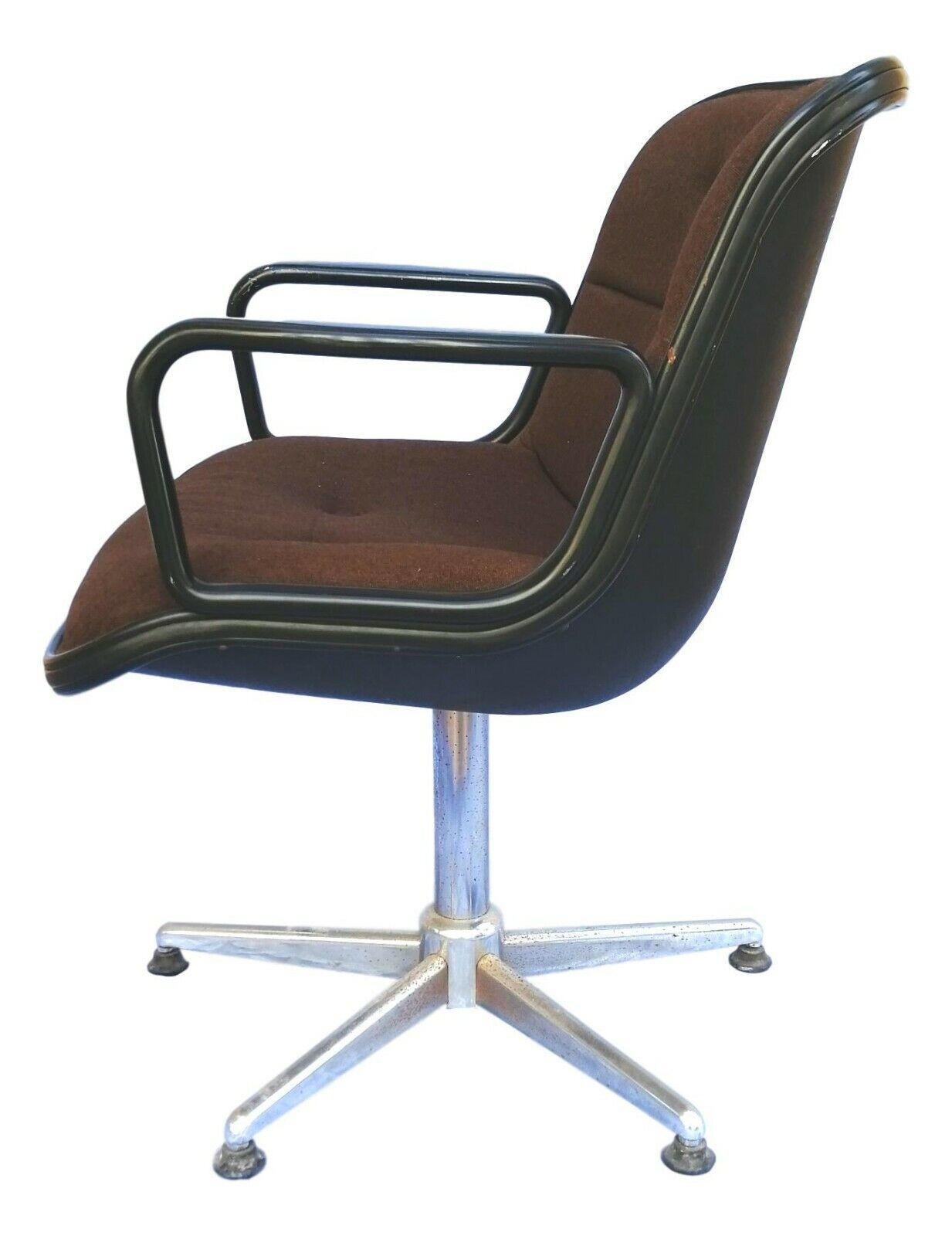 Executive Armchair Design Charles Pollock for Knoll, 1960s In Good Condition In taranto, IT