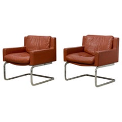 Executive Cantilever Lounge Chairs by Robert Haussmann for Desede, 1960s