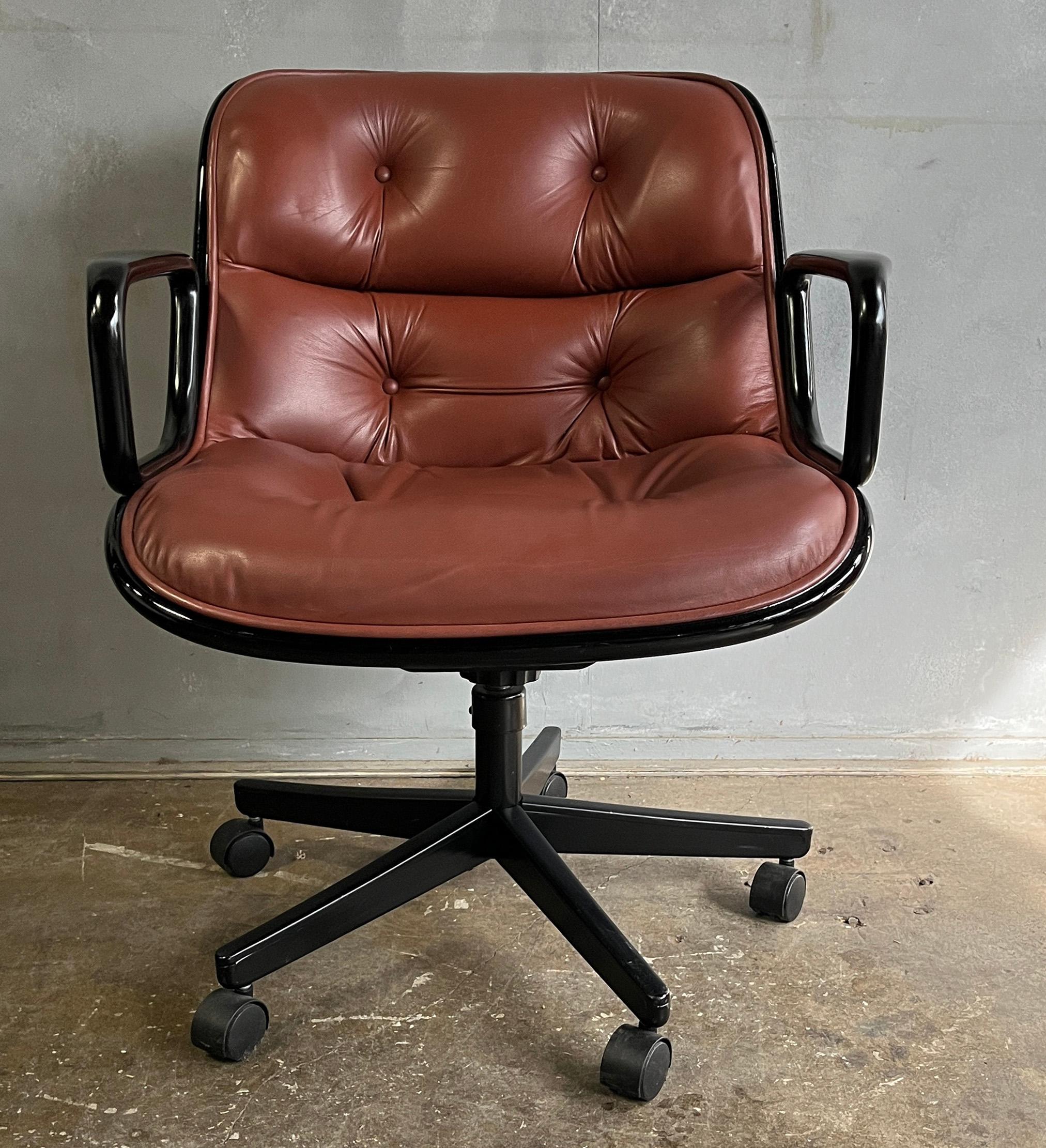 Metal Executive Chairs by Charles Pollock for Knoll