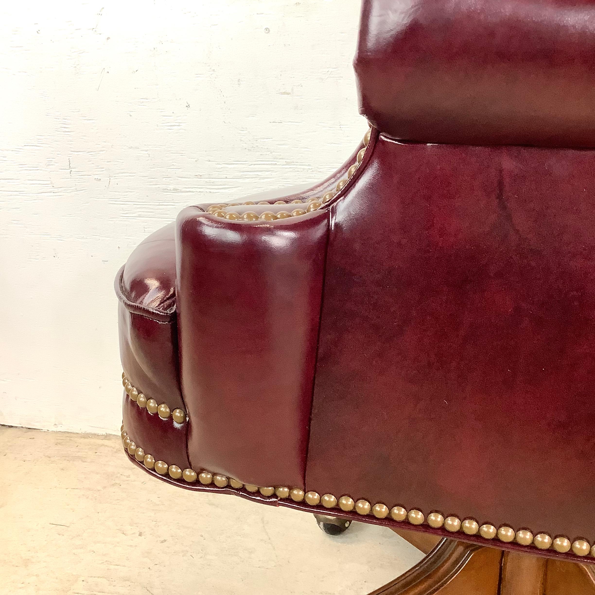 Executive Chesterfield Desk Chair For Sale 7