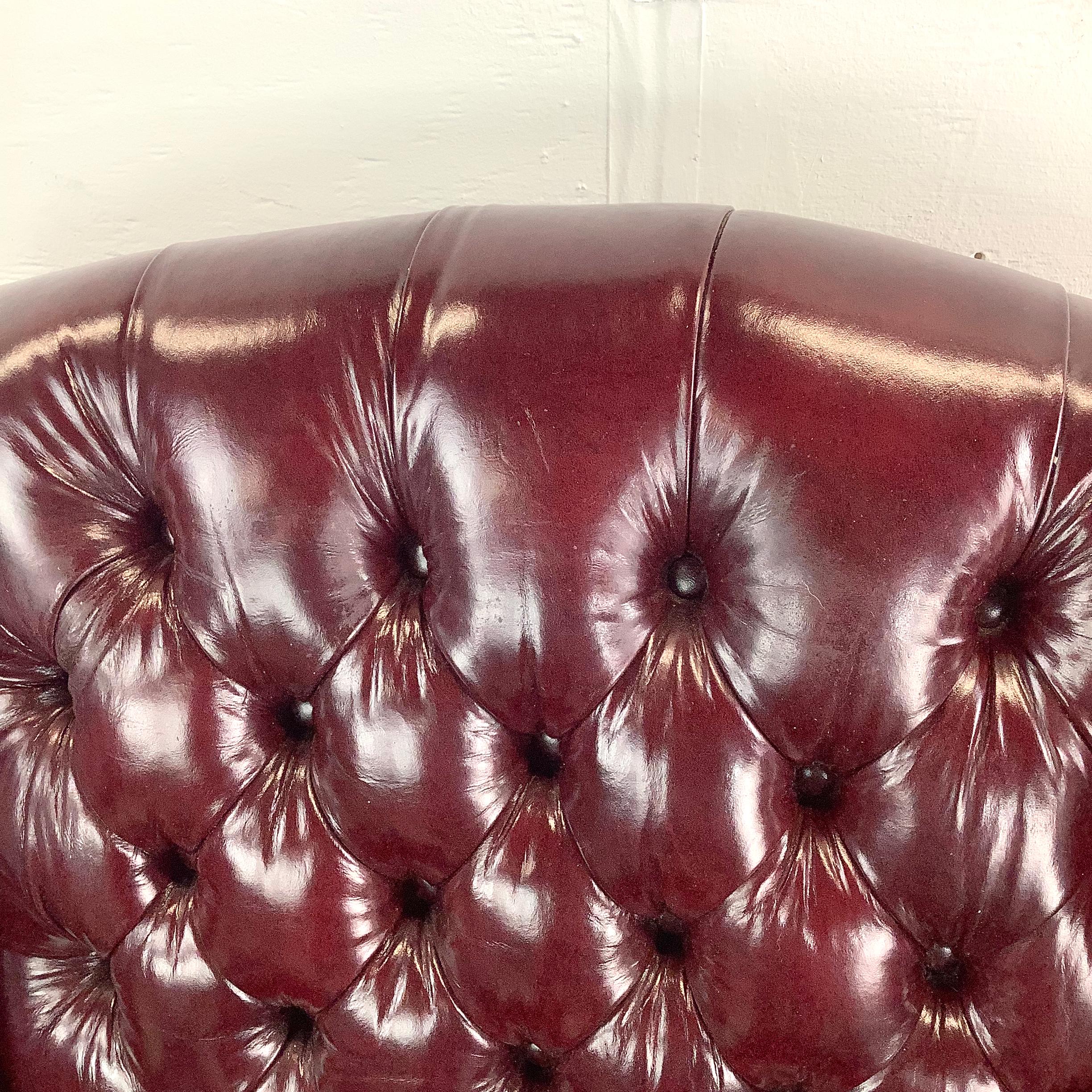 Executive Chesterfield Desk Chair For Sale 11