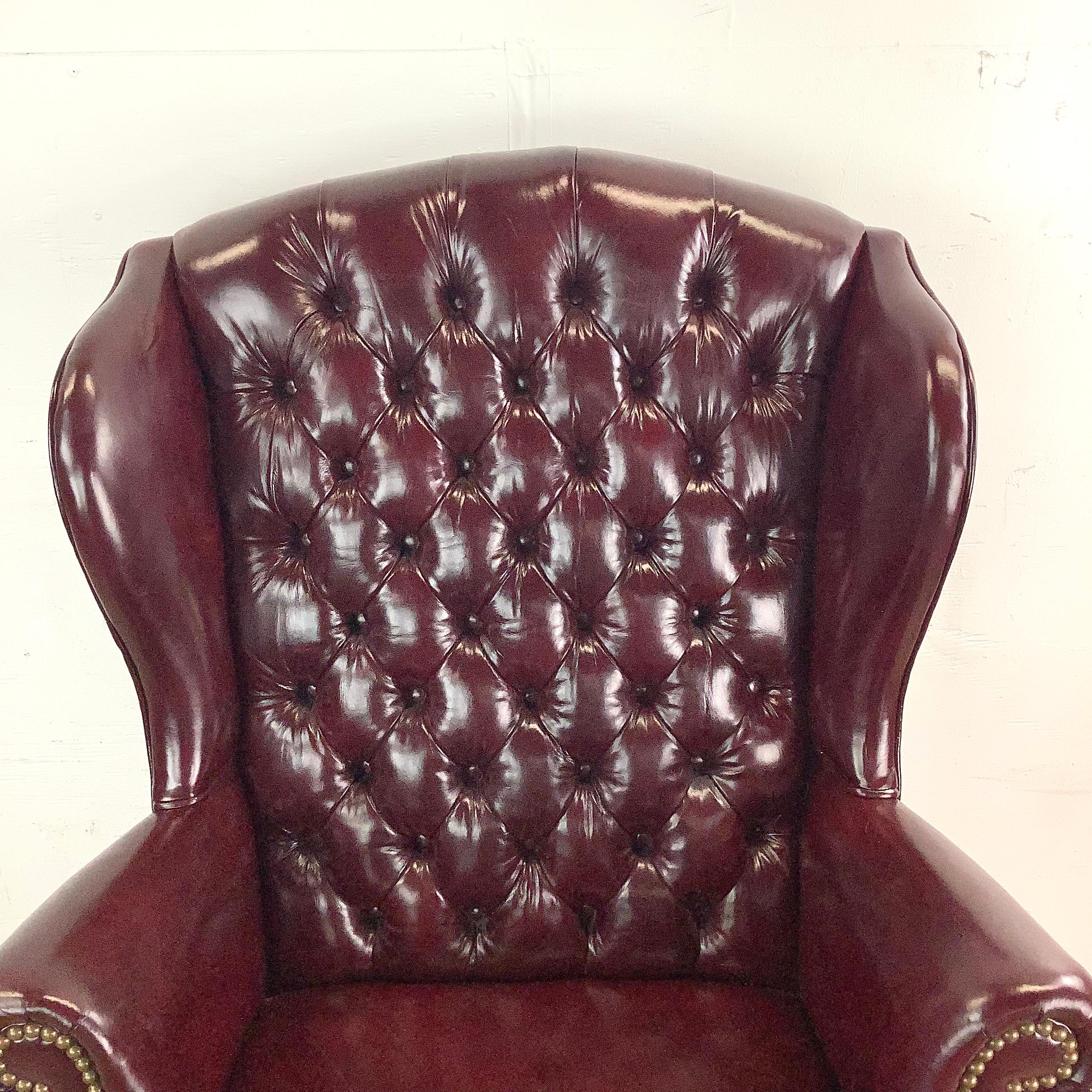 Unknown Executive Chesterfield Desk Chair For Sale