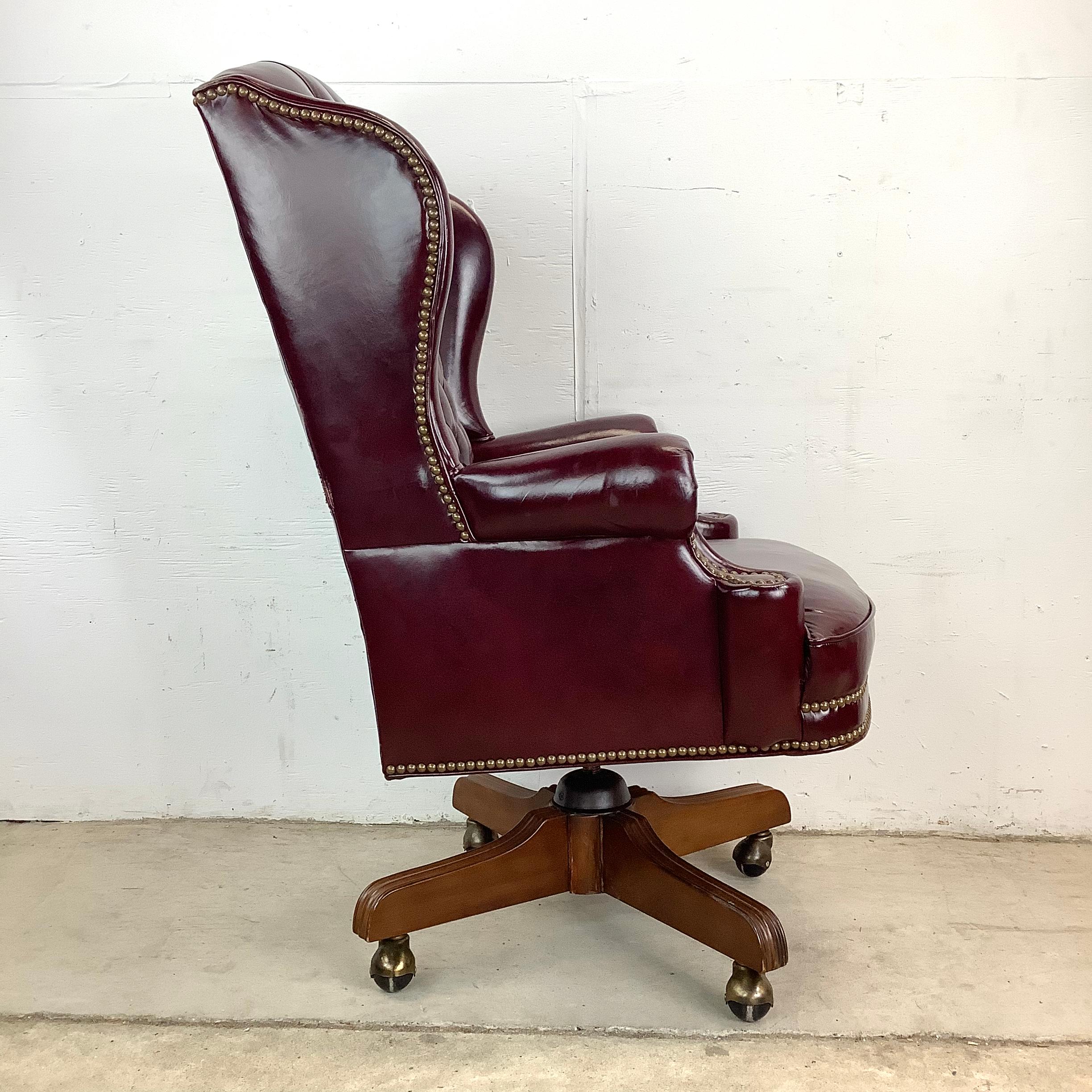 Executive Chesterfield Desk Chair For Sale 1