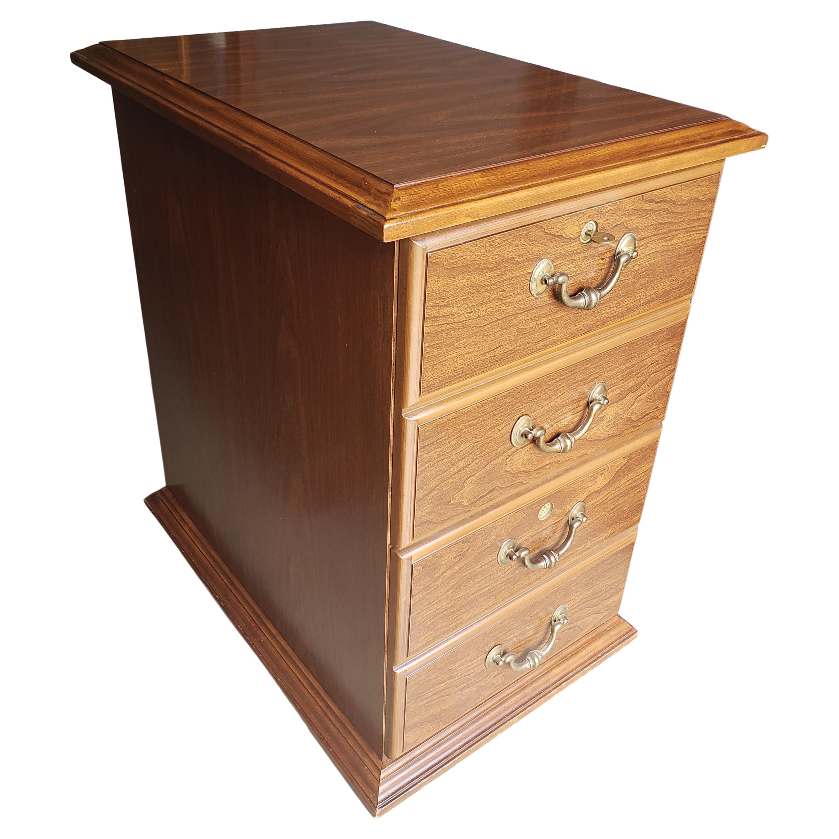 Executive Chippendale Locking Filing Cabinets For Sale 2