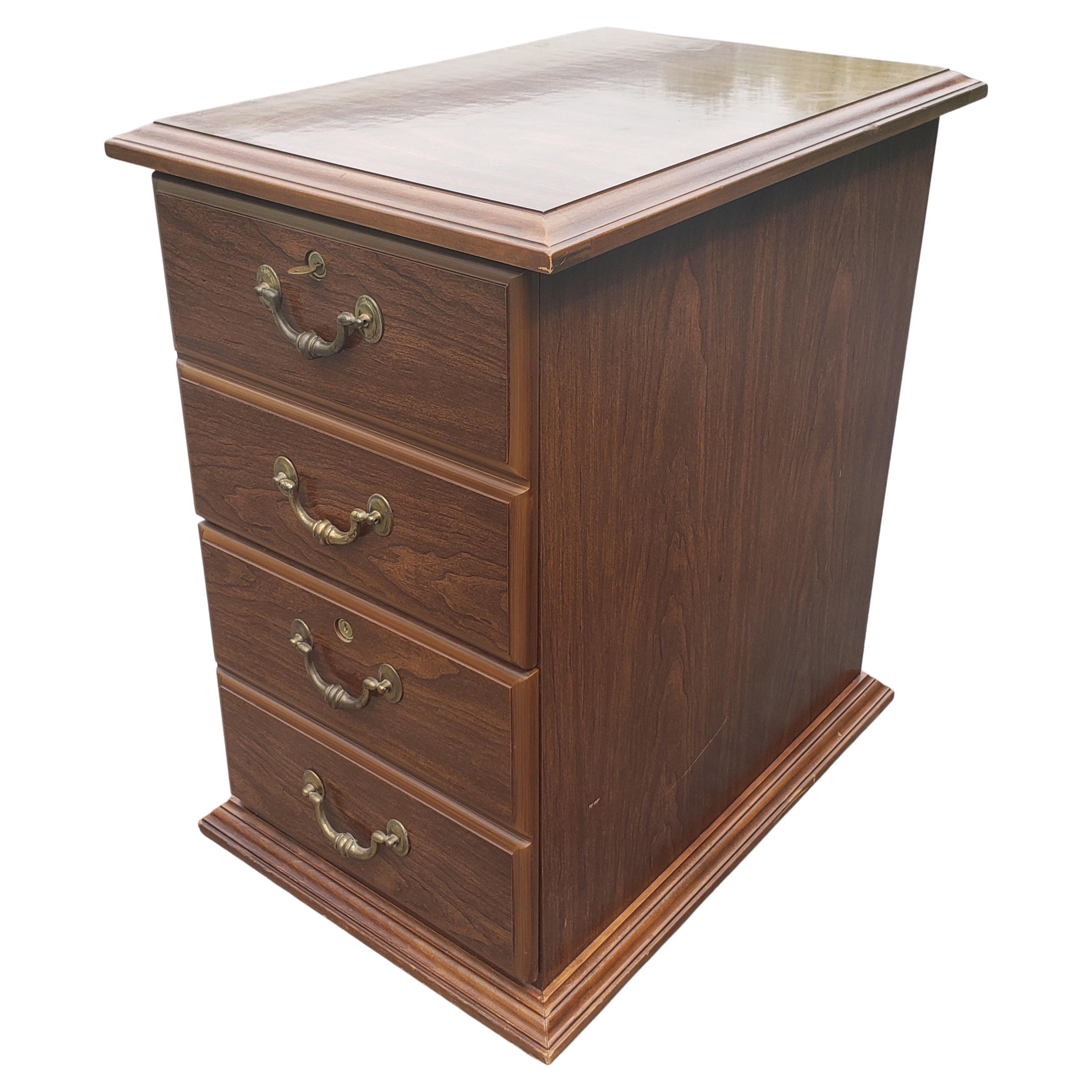 American Executive Chippendale Locking Filing Cabinets For Sale