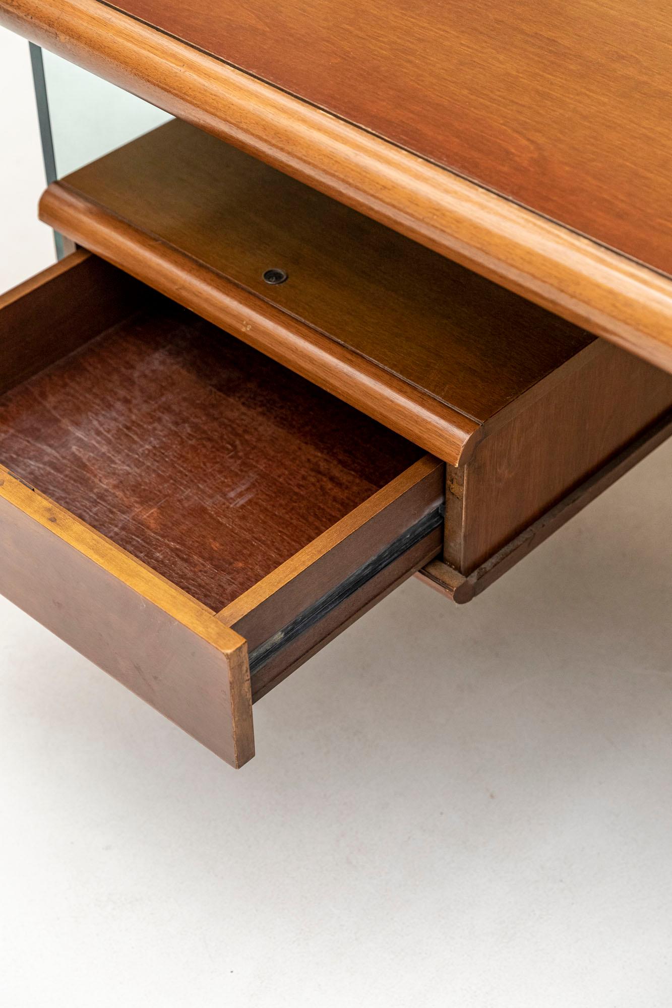 Executive Desk Attributed to Fabio Lenci for Comfort Line 3