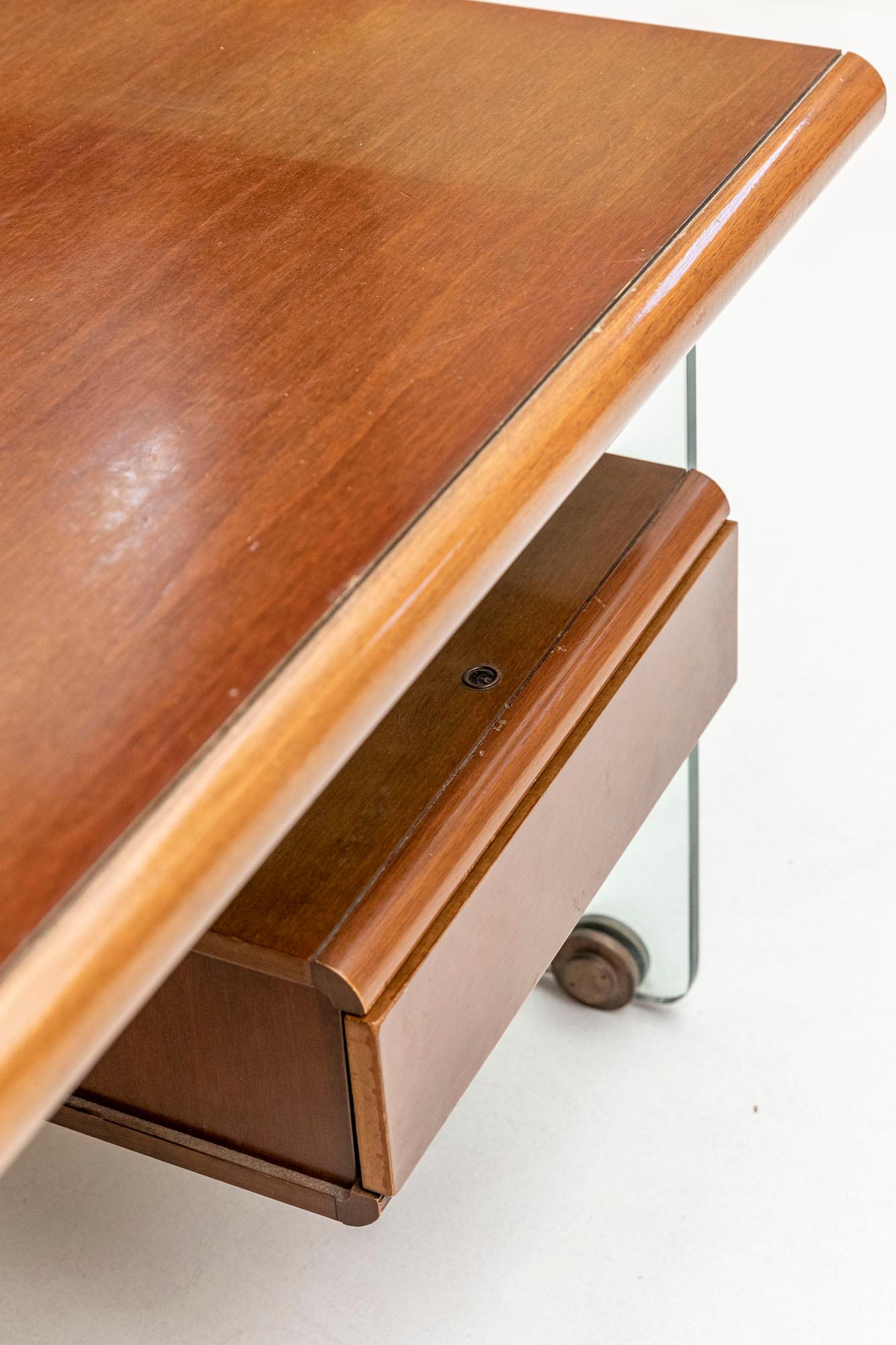 Executive Desk Attributed to Fabio Lenci for Comfort Line 6