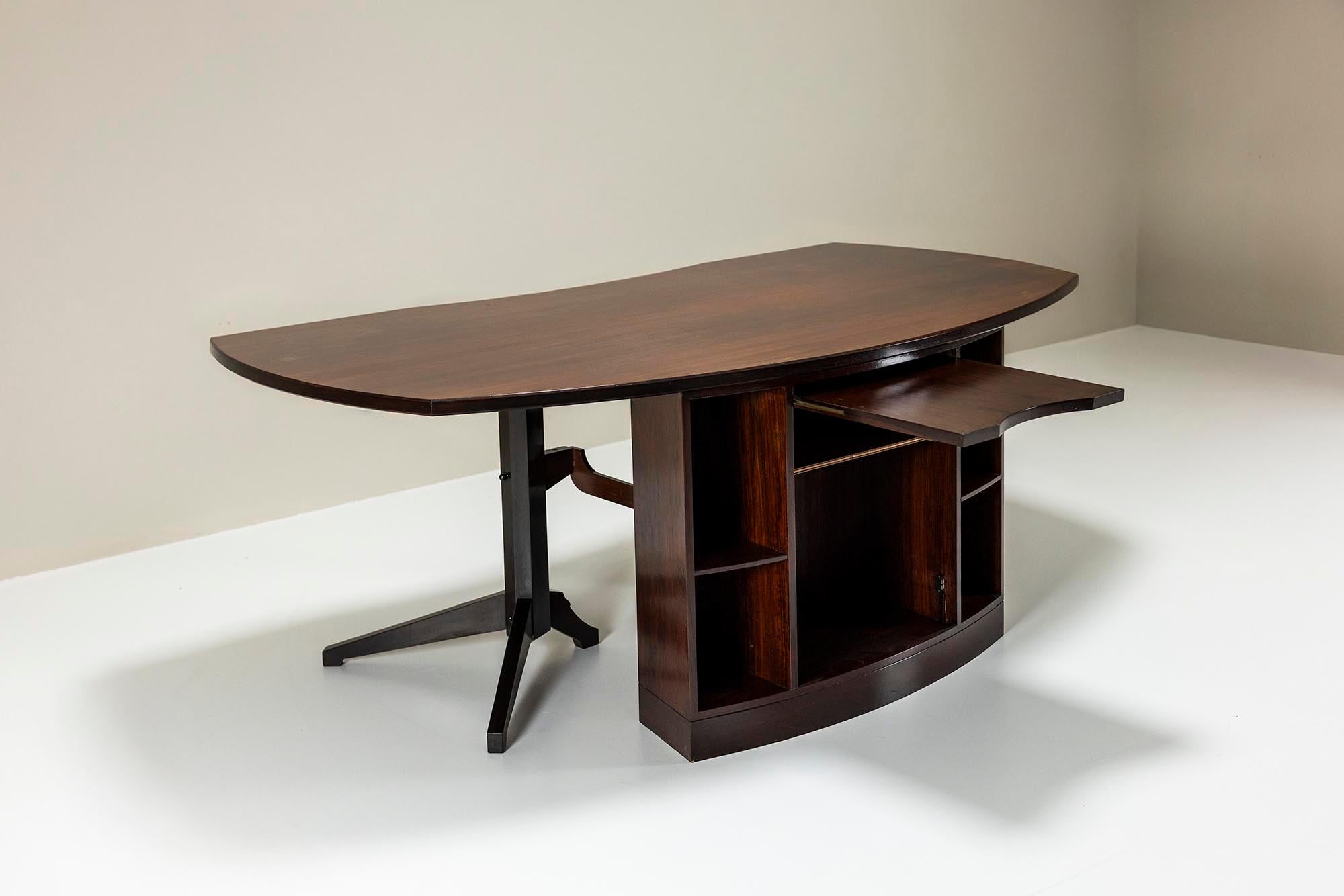 Mid-Century moderno Scrivania direzionale Franco Albini SC23, Italia anni '50 in vendita