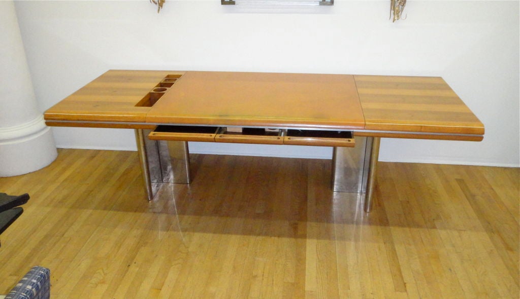 Executive Desk by Hans von Klier for Skipper Italian, circa 1970 For Sale 1