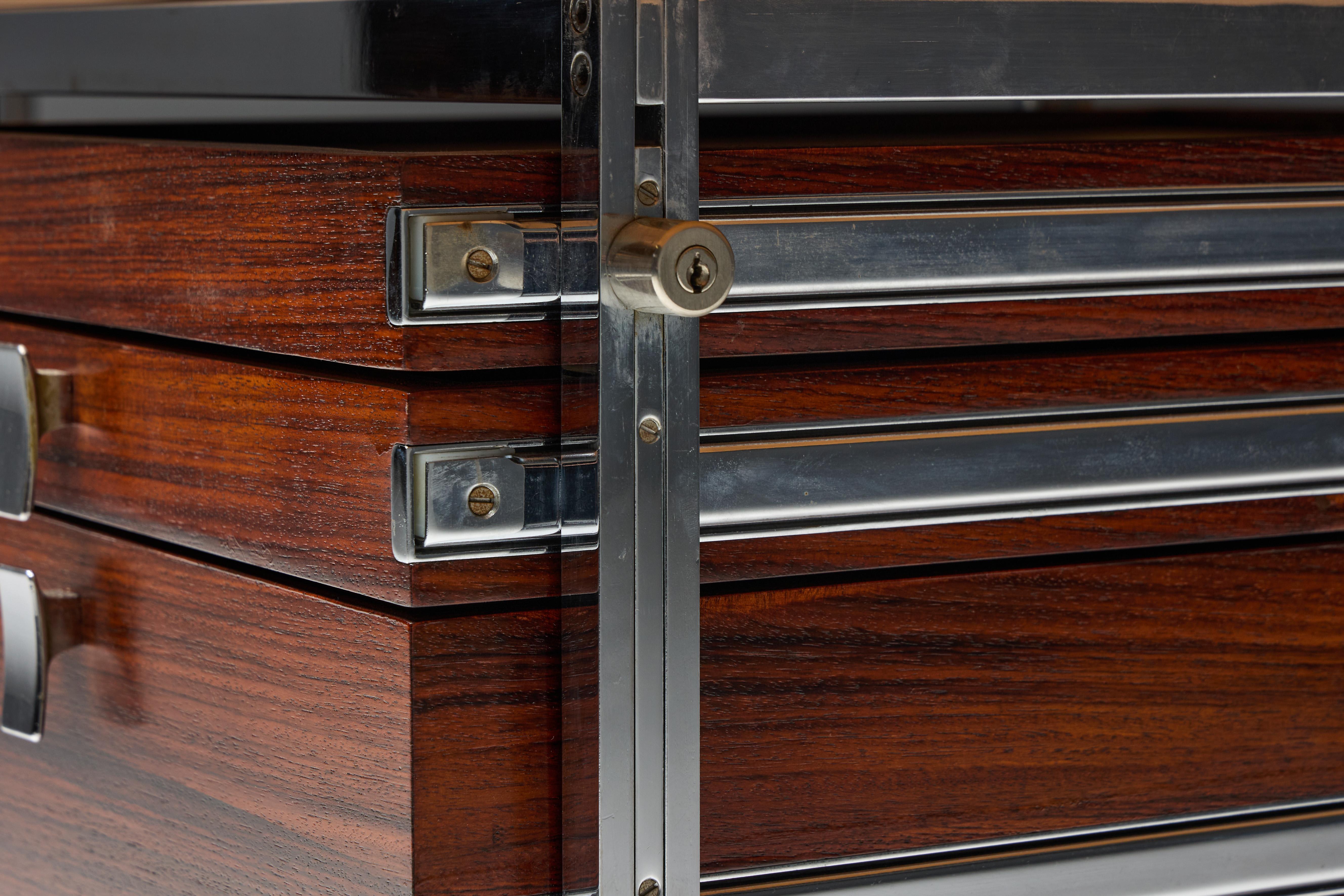 Executive Desk by Jules Wabbes for Mobilier Universel, Belgium, 1950s 6