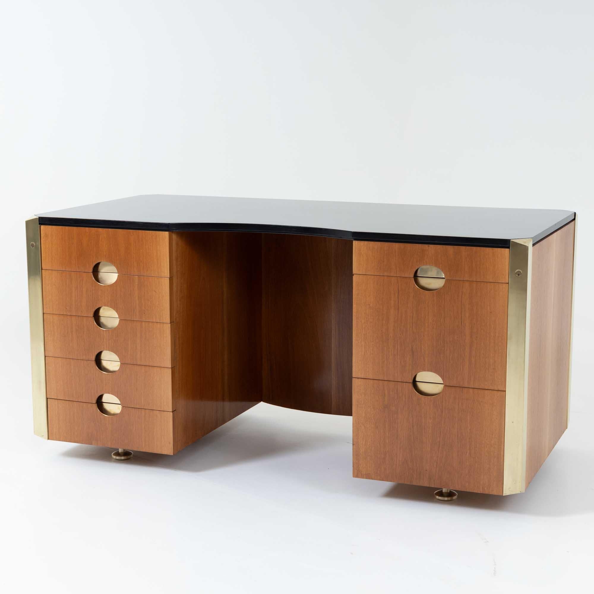 Mid-Century Modern Executive Desk by Luigi Caccia Dominioni for Azucena, Italy 1960s For Sale