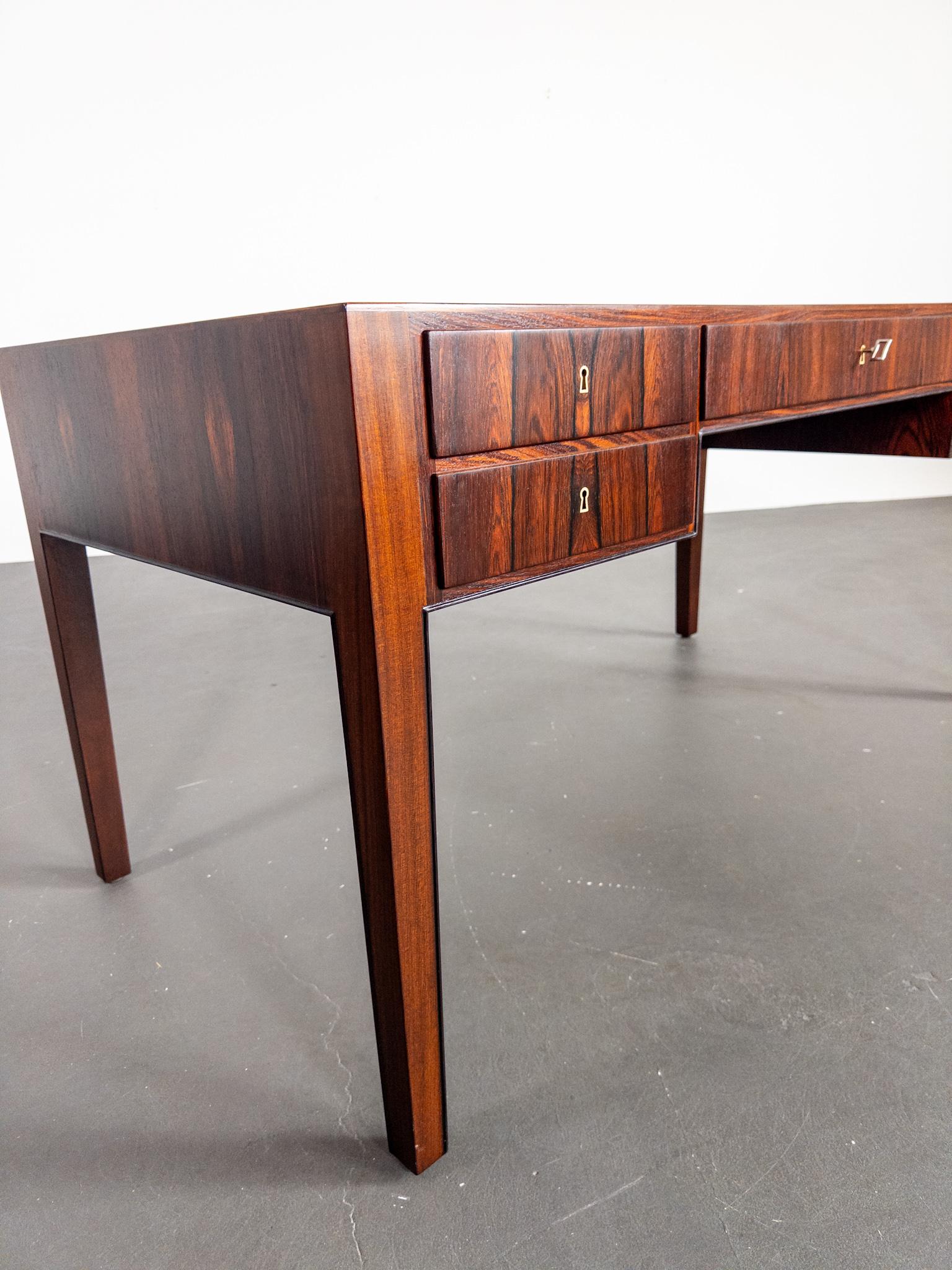 Escritorio ejecutivo de Ole Wanscher, Dinamarca, Años 60 Escandinavo moderno en venta