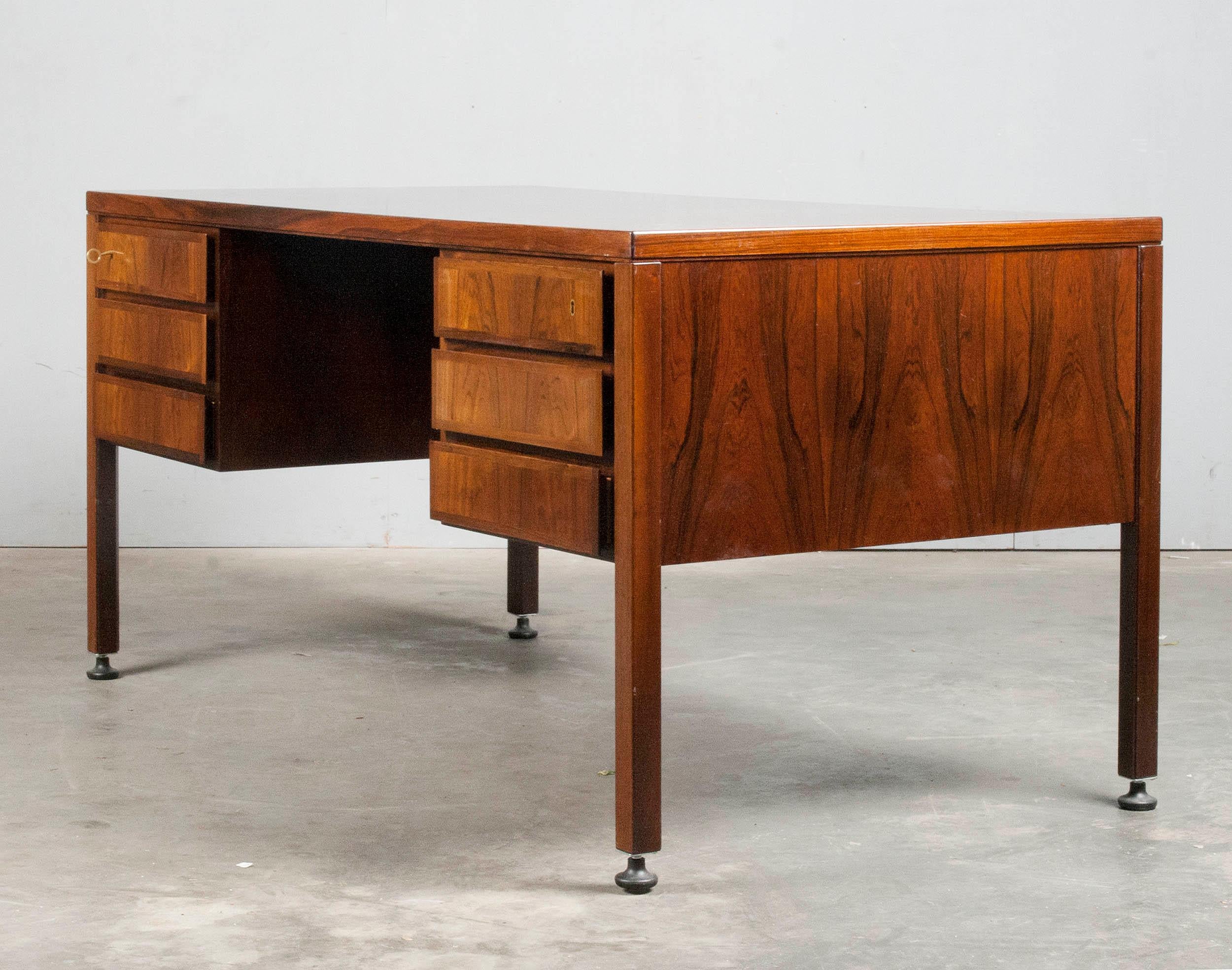 Mid-Century Modern Executive Desk by Omann Jun, Mid-20th Century Design