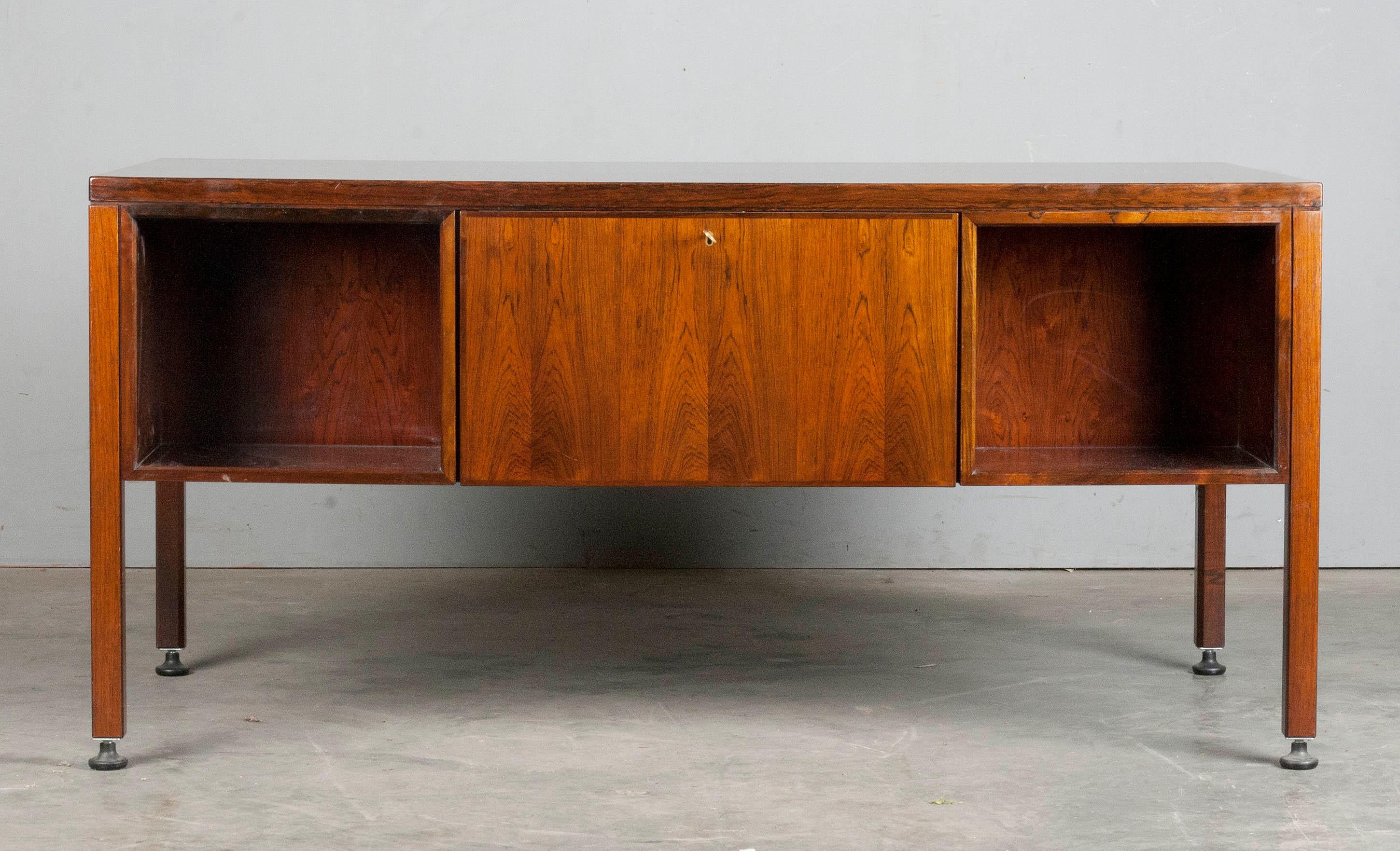 Danish Executive Desk by Omann Jun, Mid-20th Century Design