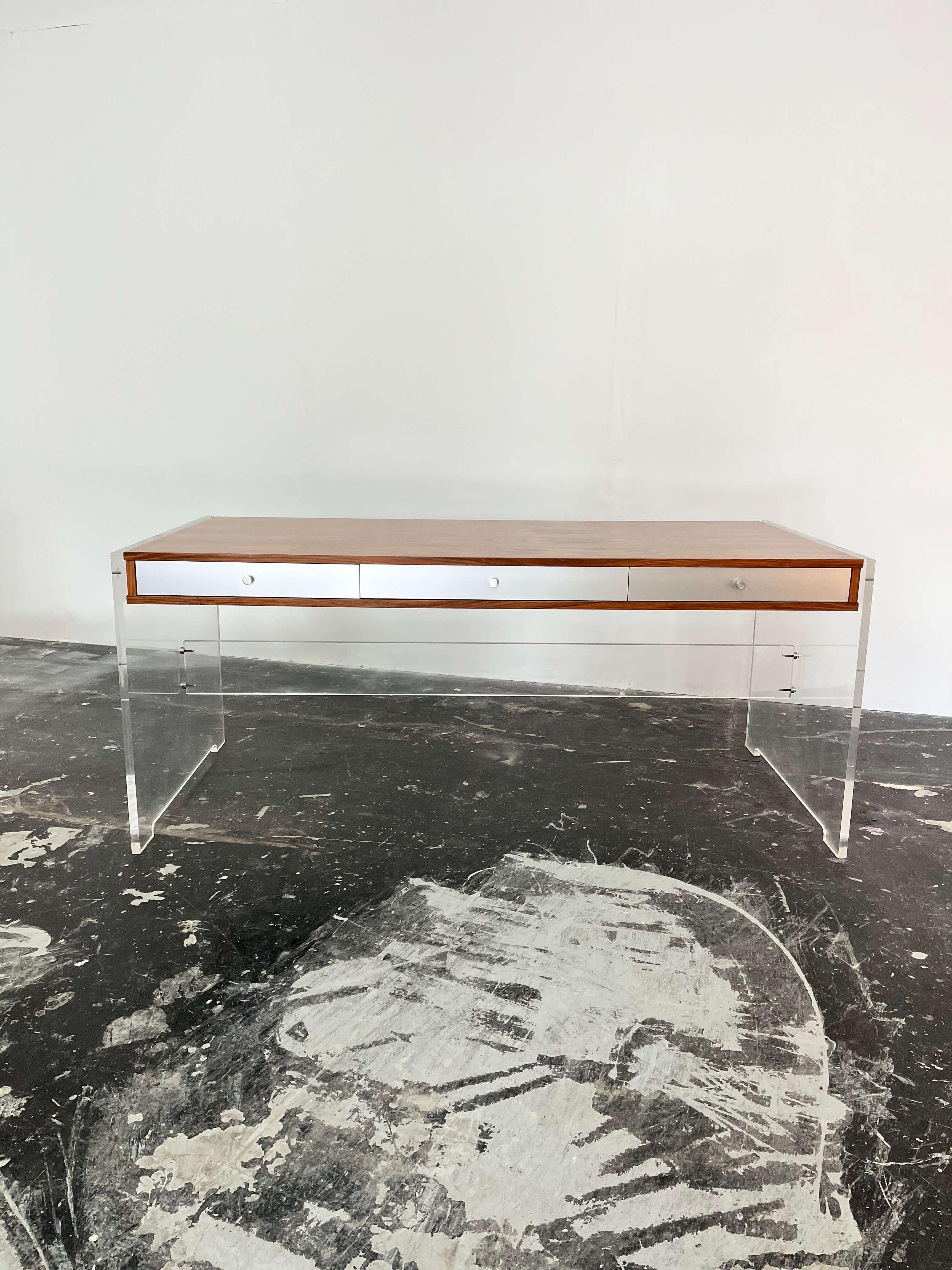 Executive Desk By Poul Norreklit for Georg Petersen Møbelfabrik in Denmark For Sale 9