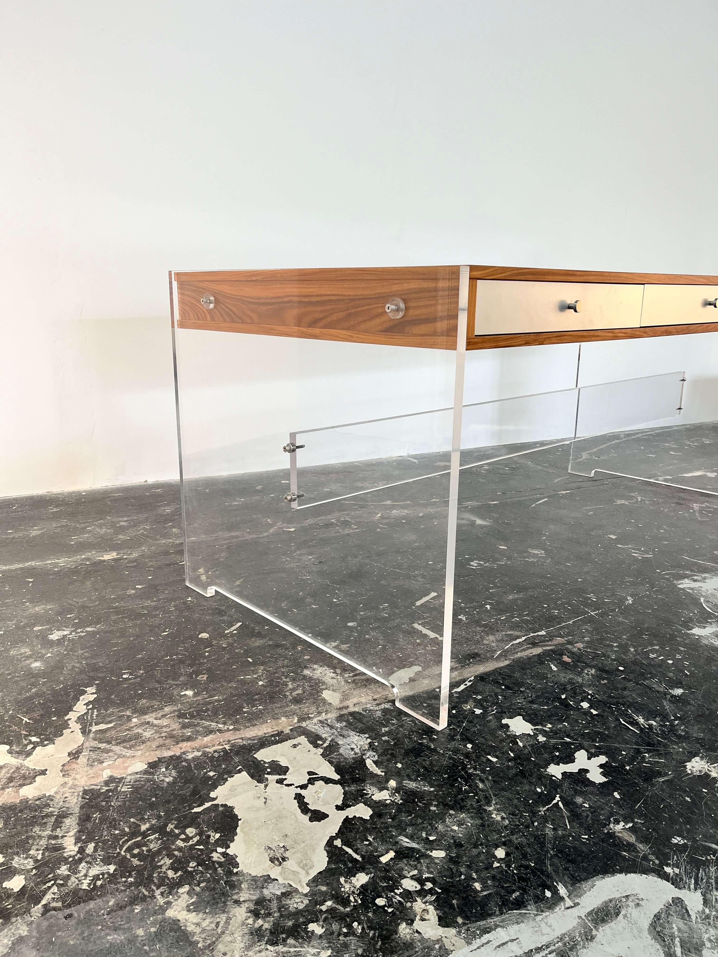 Executive Desk By Poul Norreklit for Georg Petersen Møbelfabrik in Denmark For Sale 12