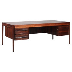 Vintage Executive Desk by Torbjorn Afdal for Bruksbo, Norway, 1960