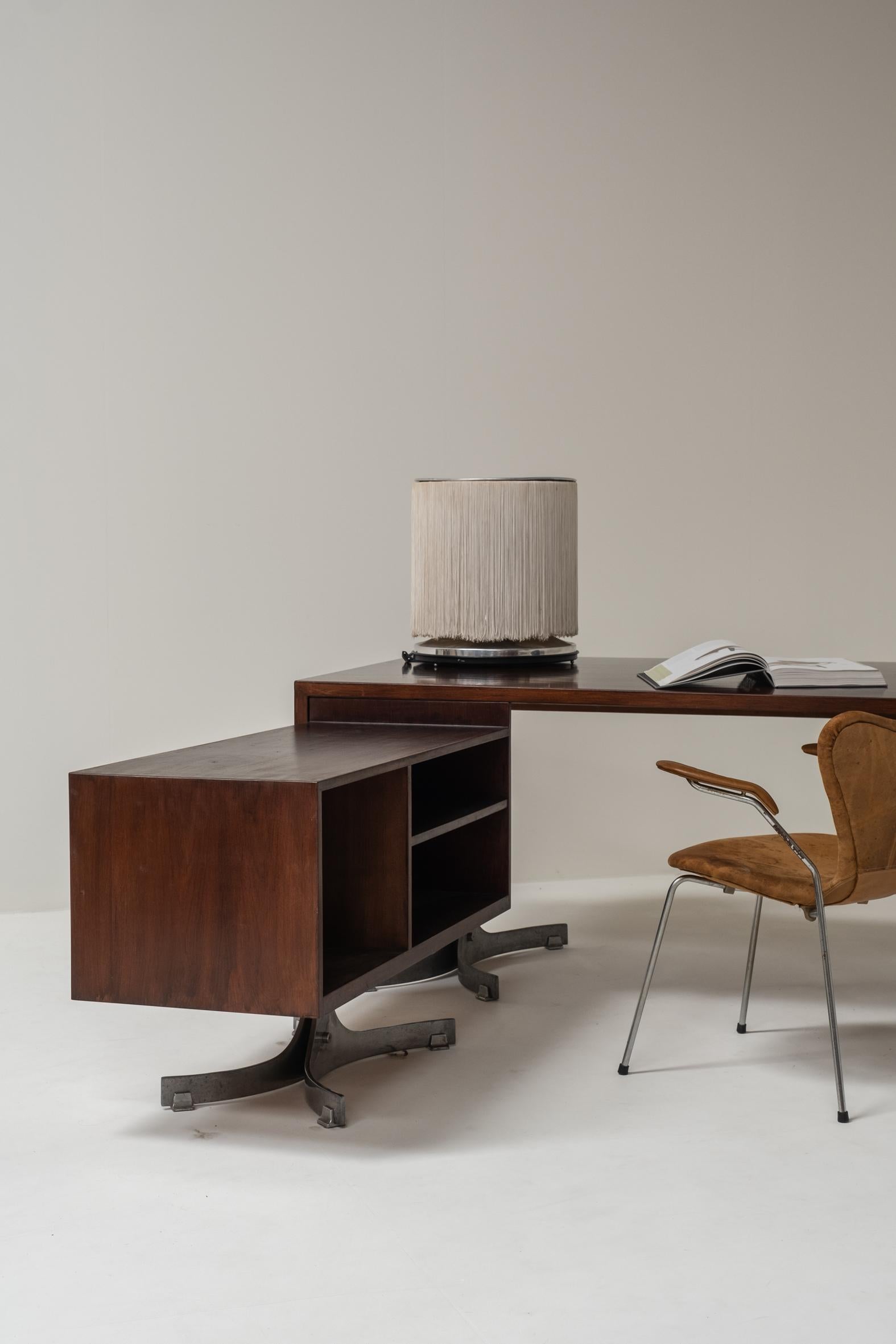 Executive desk by Trau Arredamenti Metallici S.P.A, 1960s For Sale 2