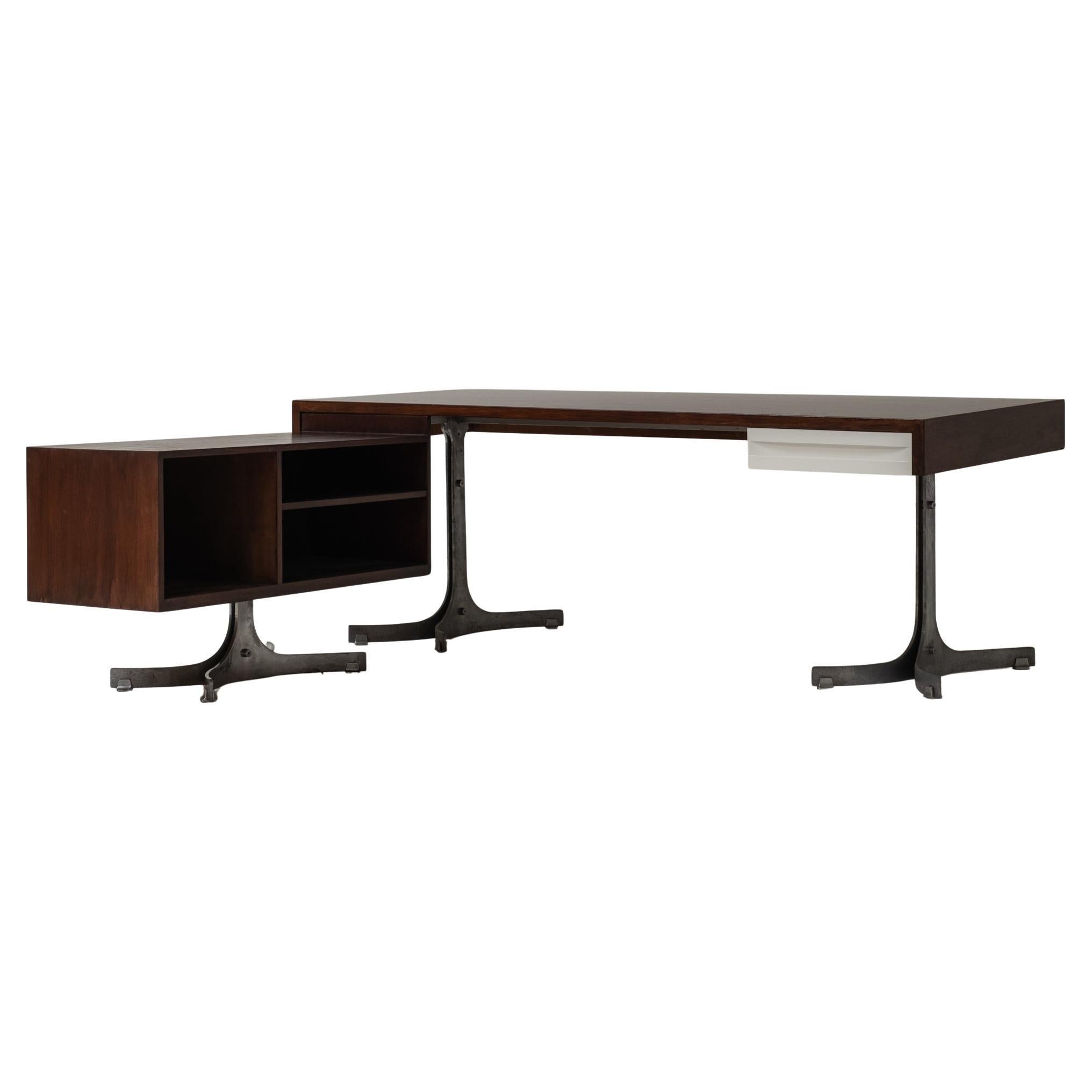 Executive desk by Trau Arredamenti Metallici S.P.A, 1960s