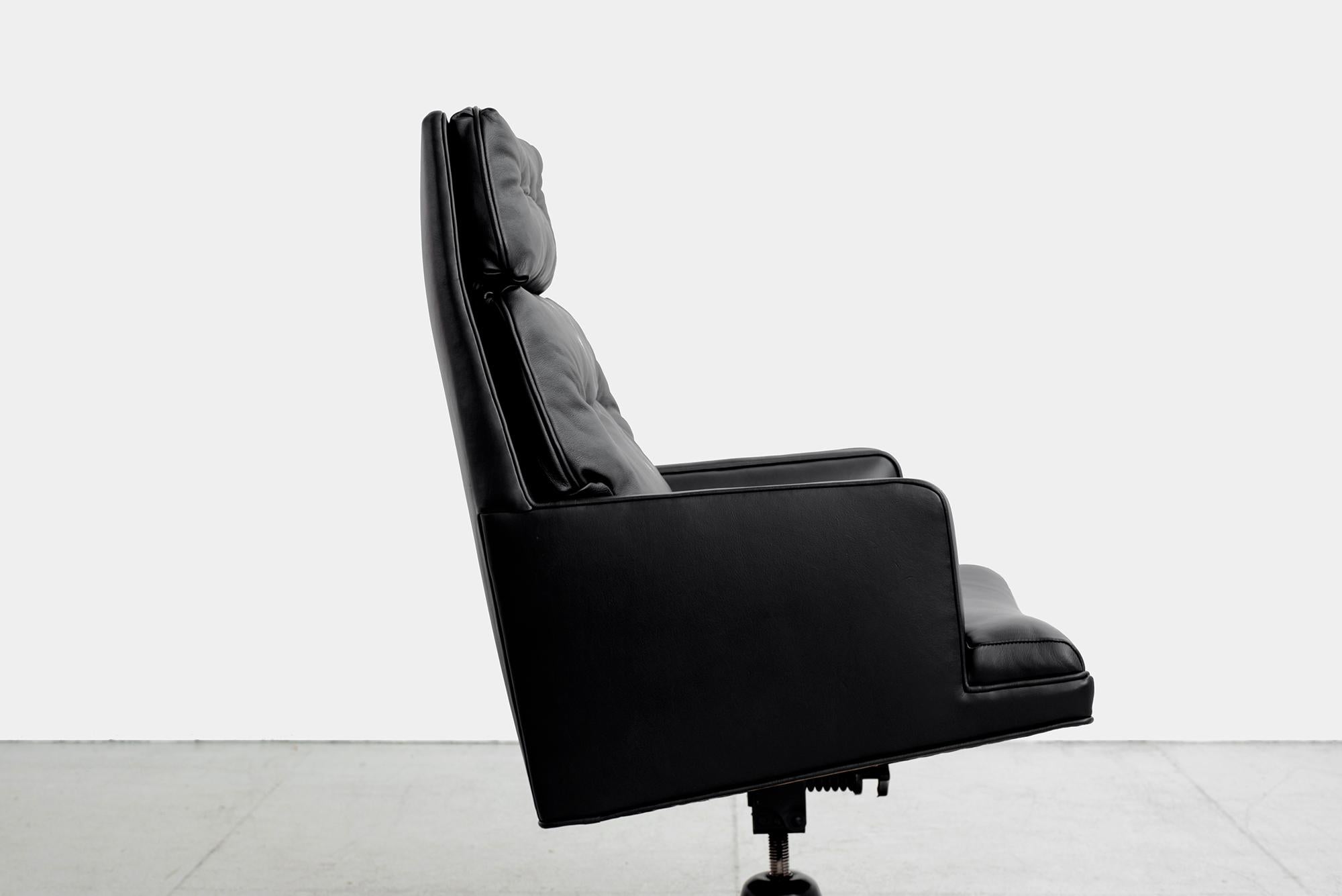 Leather Executive Desk Chair by Dunbar