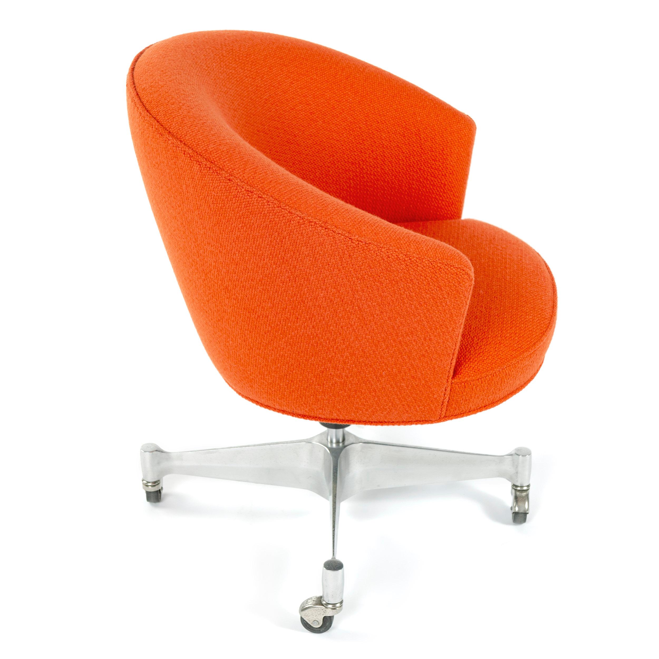 orange desk chair