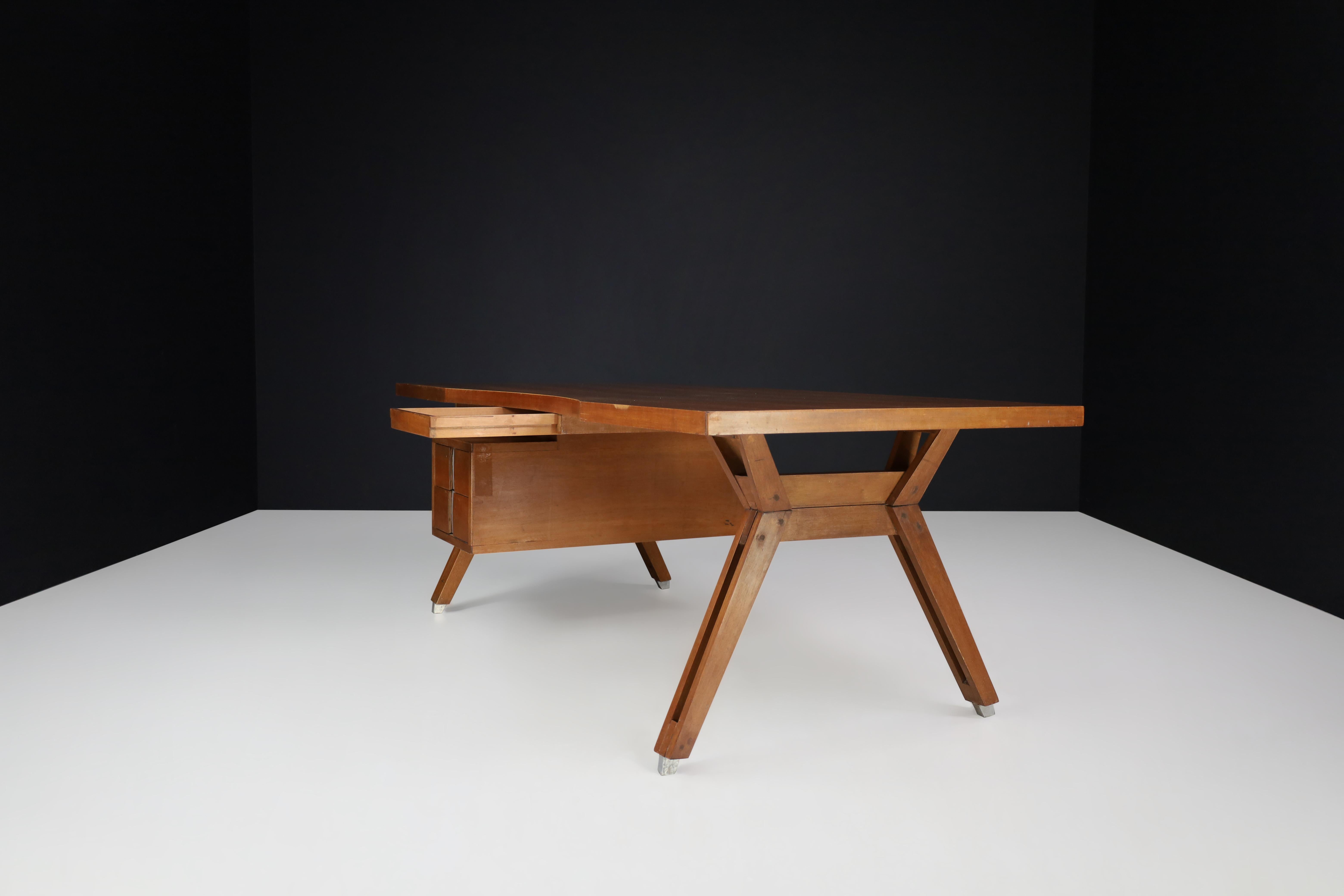 Executive Desk Designed by Ico Parisi for Mim Roma, Italy, 1950s 3