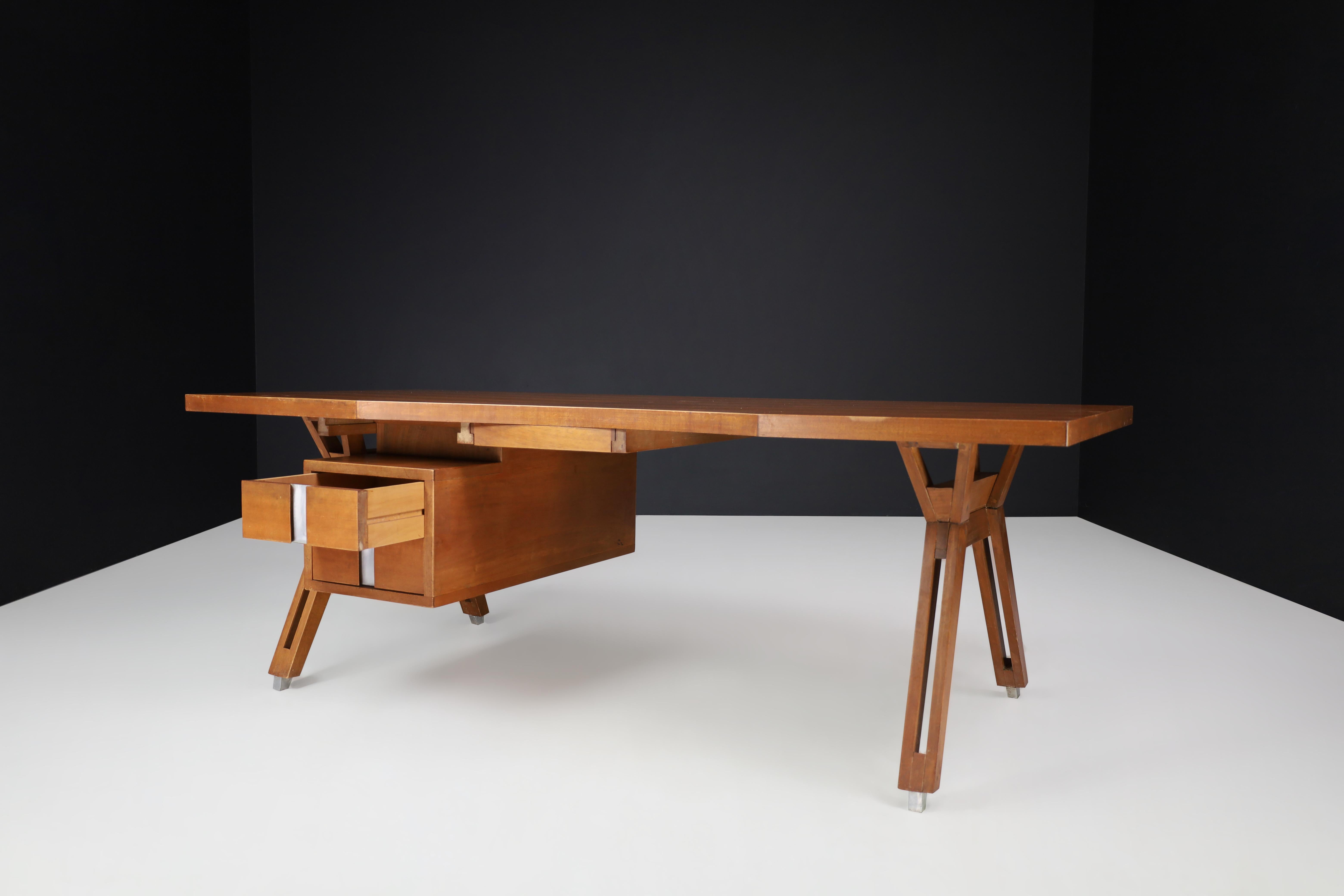 Executive Desk Designed by Ico Parisi for Mim Roma, Italy, 1950s 4