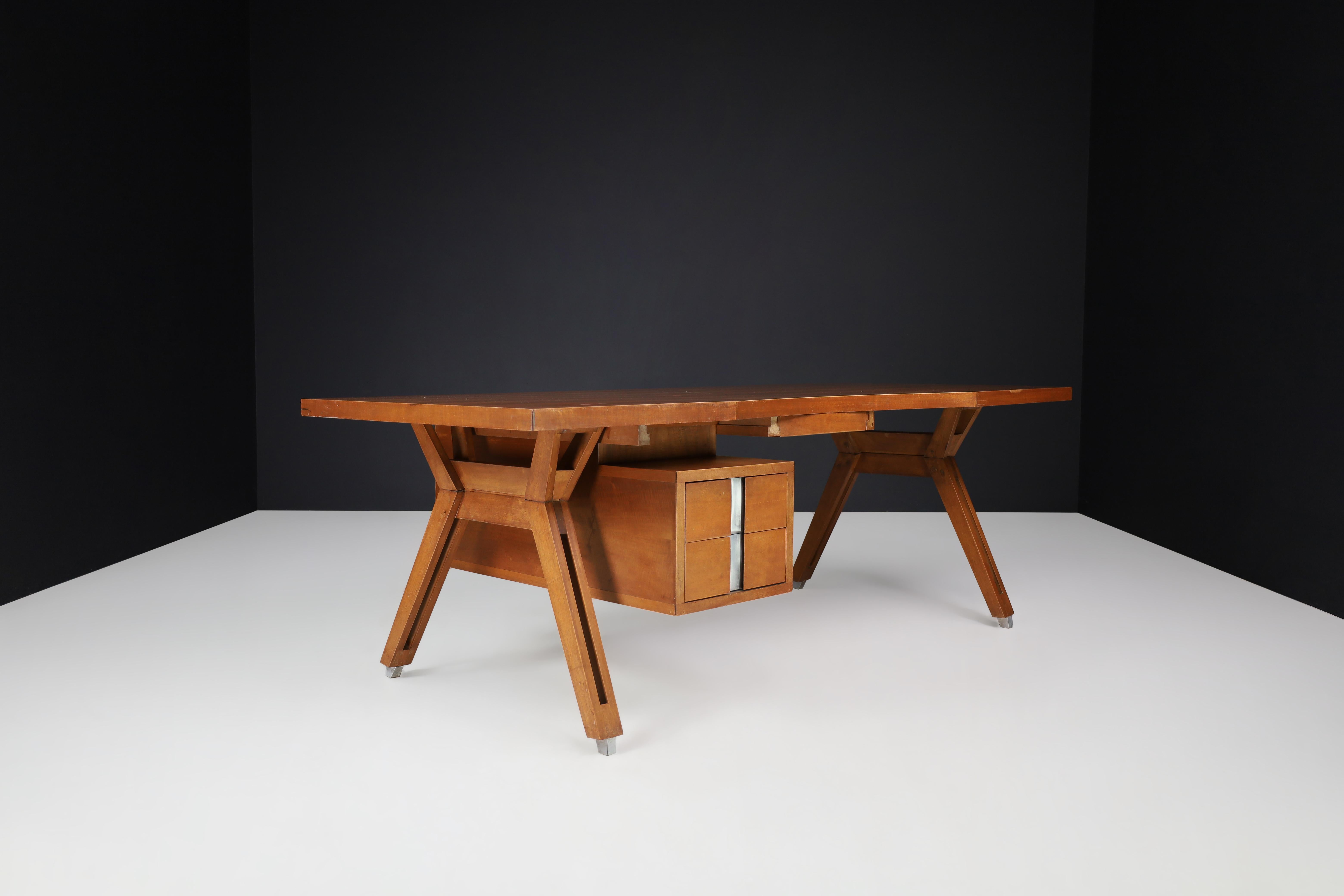 Executive Desk Designed by Ico Parisi for Mim Roma, Italy, 1950s 5