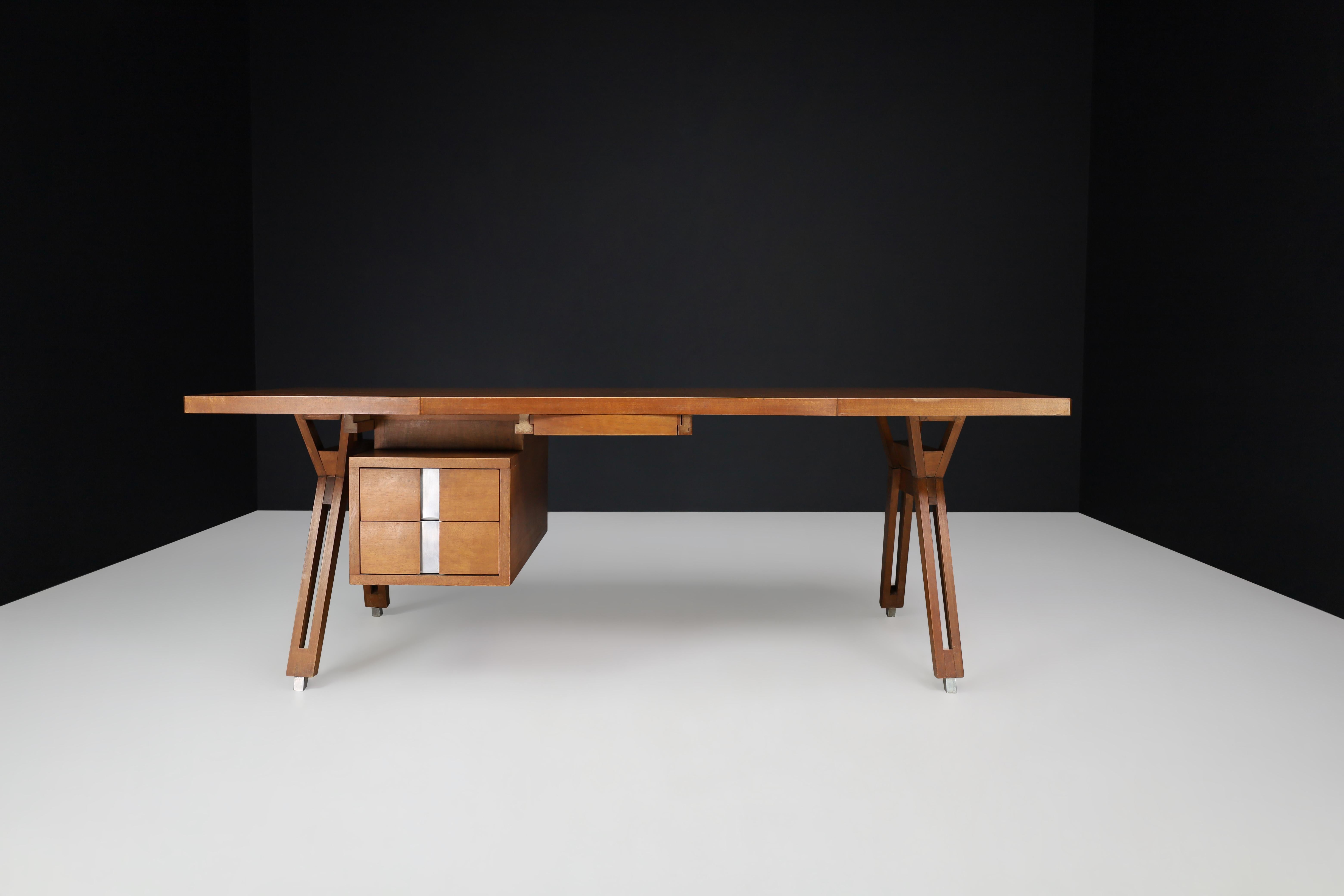 Executive Desk Designed by Ico Parisi for Mim Roma, Italy, 1950s 6