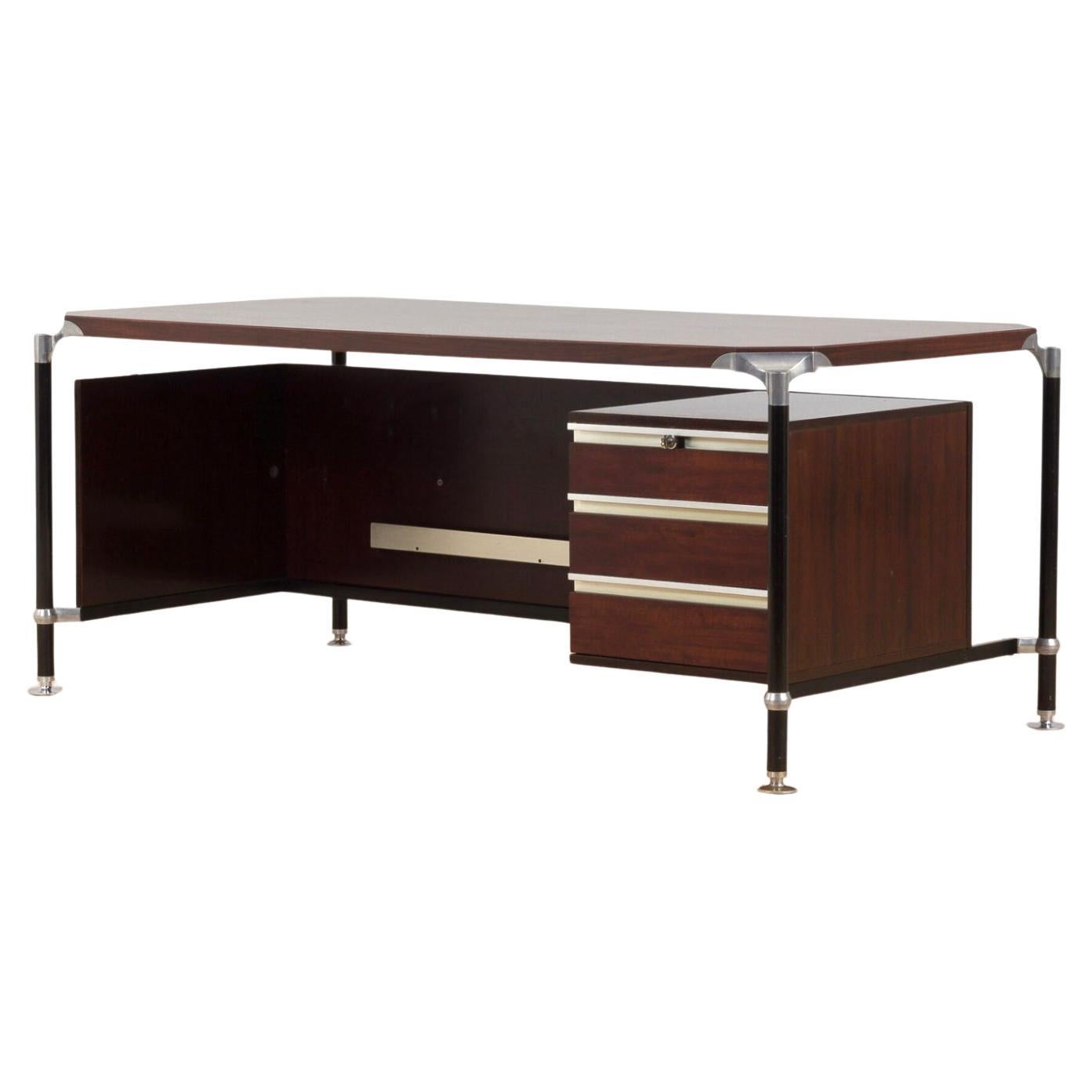 Executive desk designed by Luisa & Ico Parisi for MIM Roma, 1960 For Sale