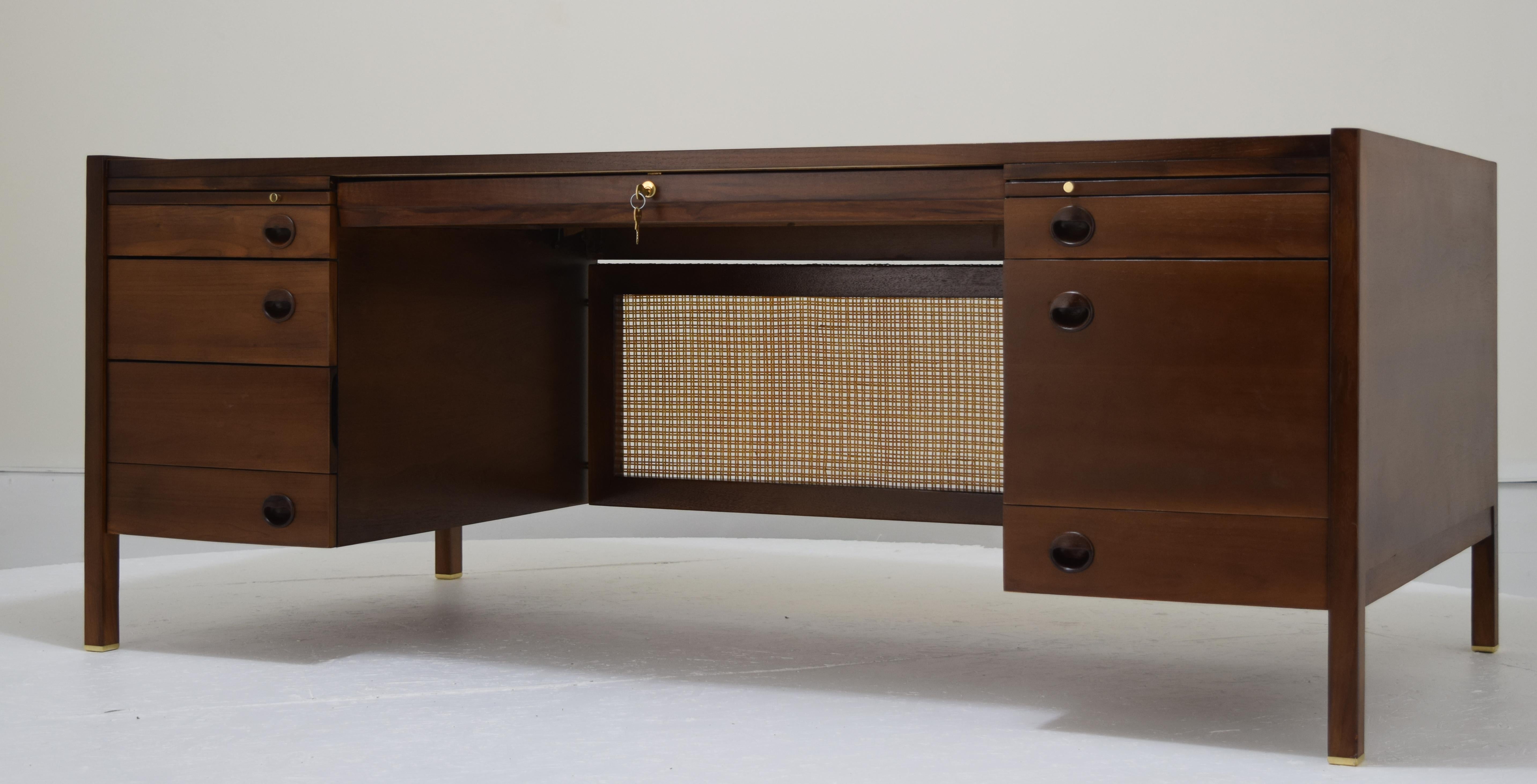 Mid-Century Modern Executive Desk Edward Wormley for Dunbar