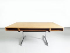 Executive Desk in oak by Theo Tempelman for AP Originals, Netherlands, 1960s