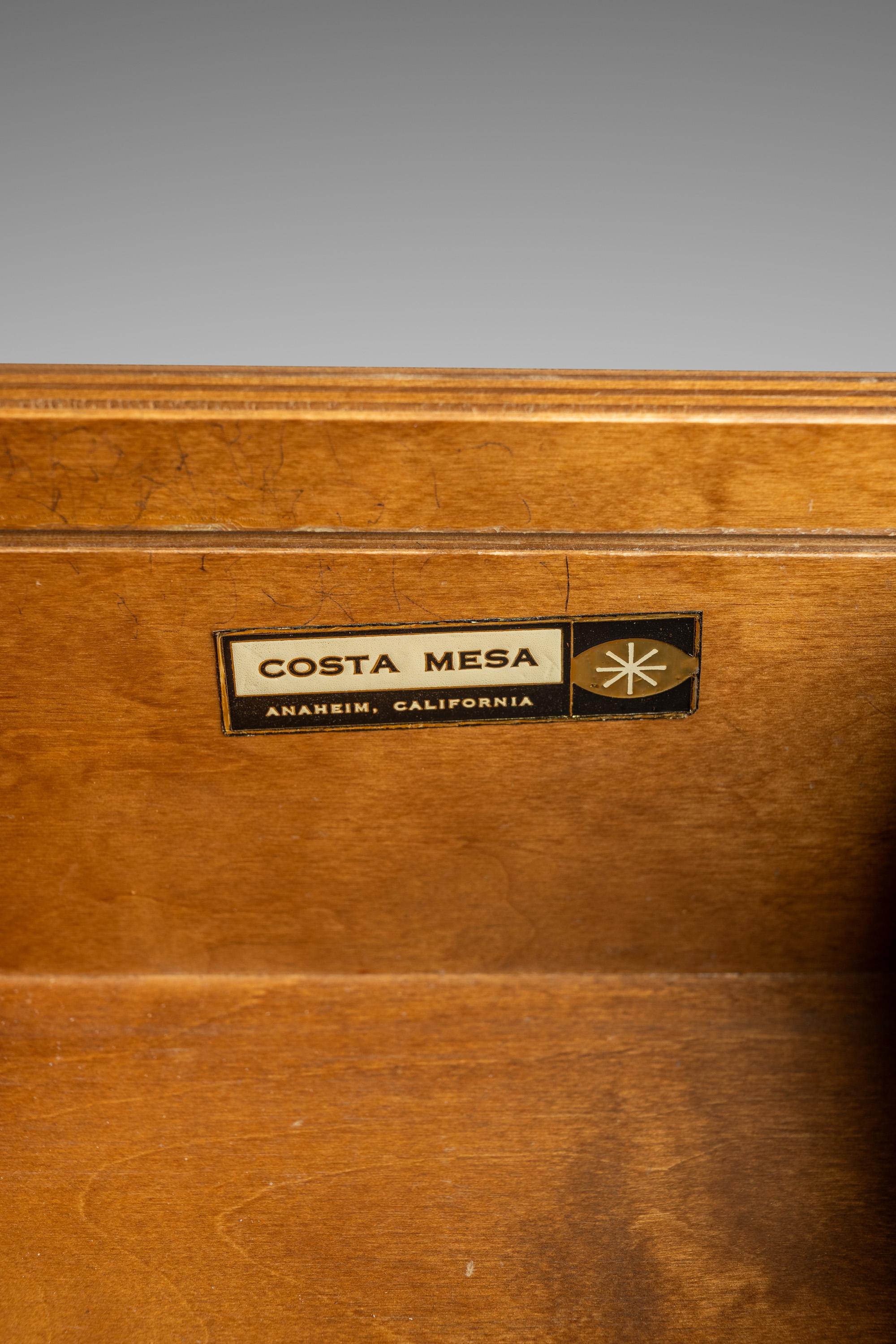 Executive Desk in Walnut by Costa Mesa After George Nelson, USA, c. 1960's 4