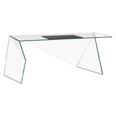 Desk or Writing Table Geometric Glass Crystal Collectible Design Handmade Italy