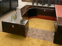 Executive Ebony Desk by Fabio Lency for Bernini, 1970s