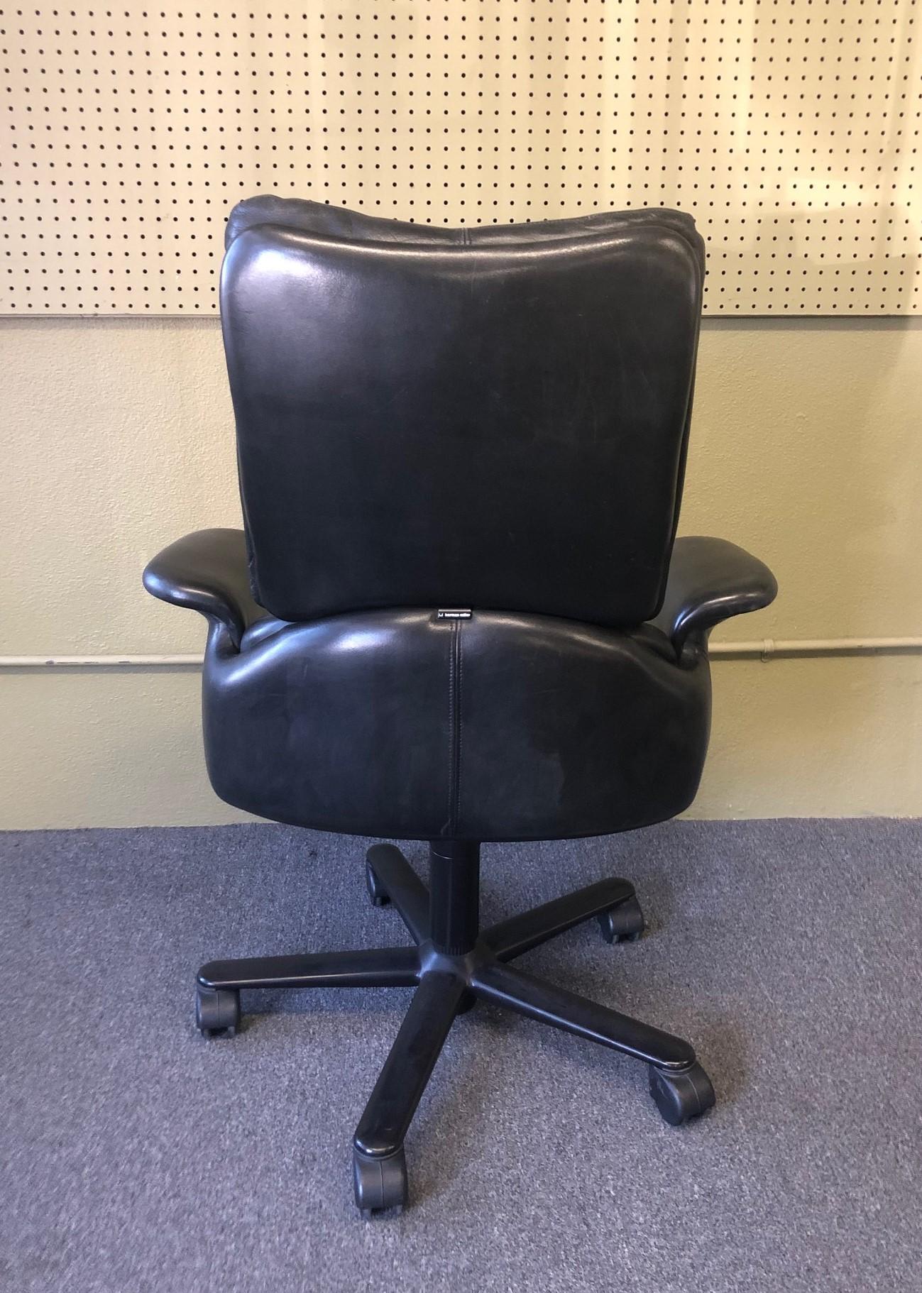 herman miller leather office chair