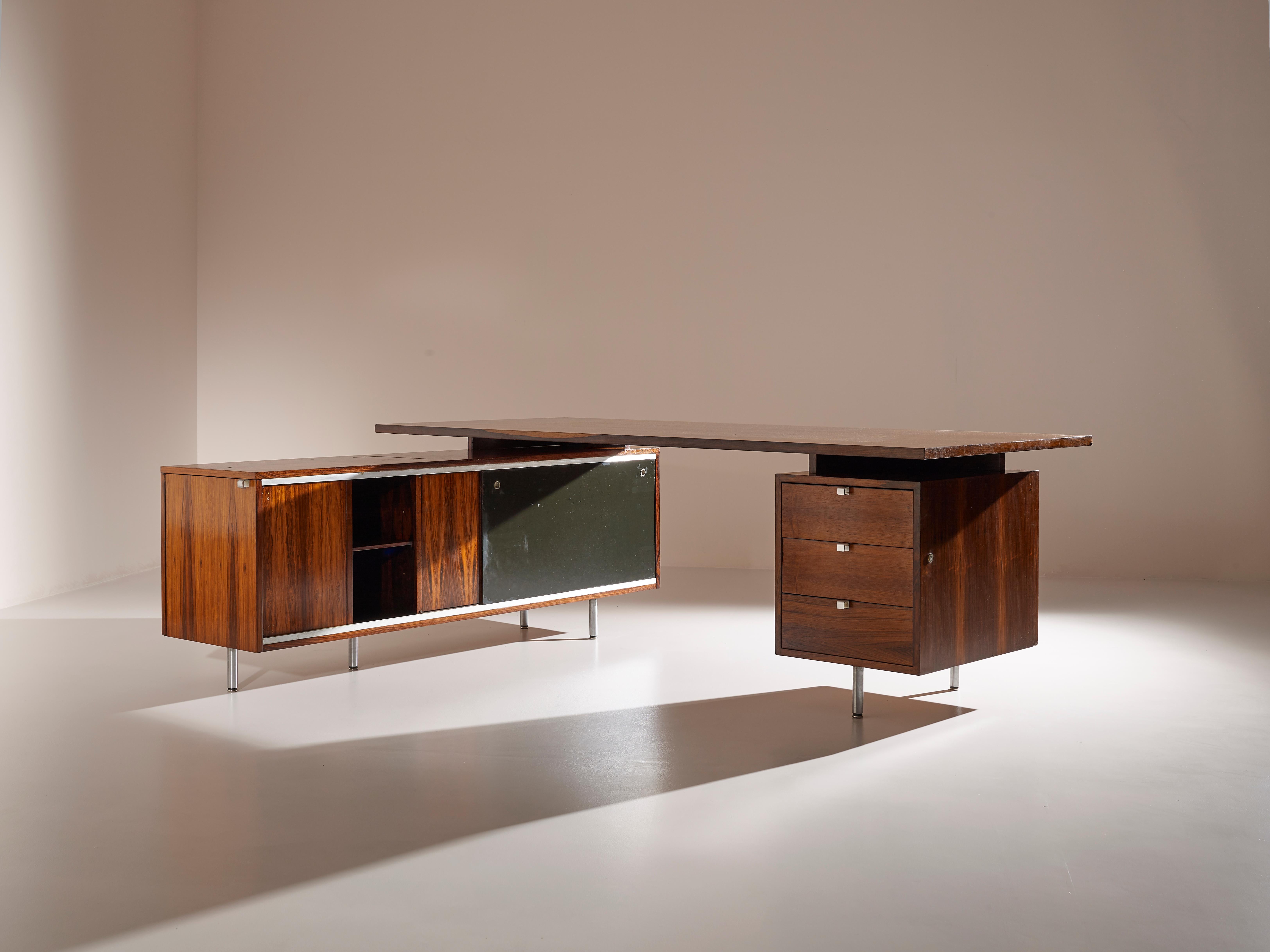 Executive L-Shaped Desk by George Nelson for Herman Miller, USA, 1960s 1