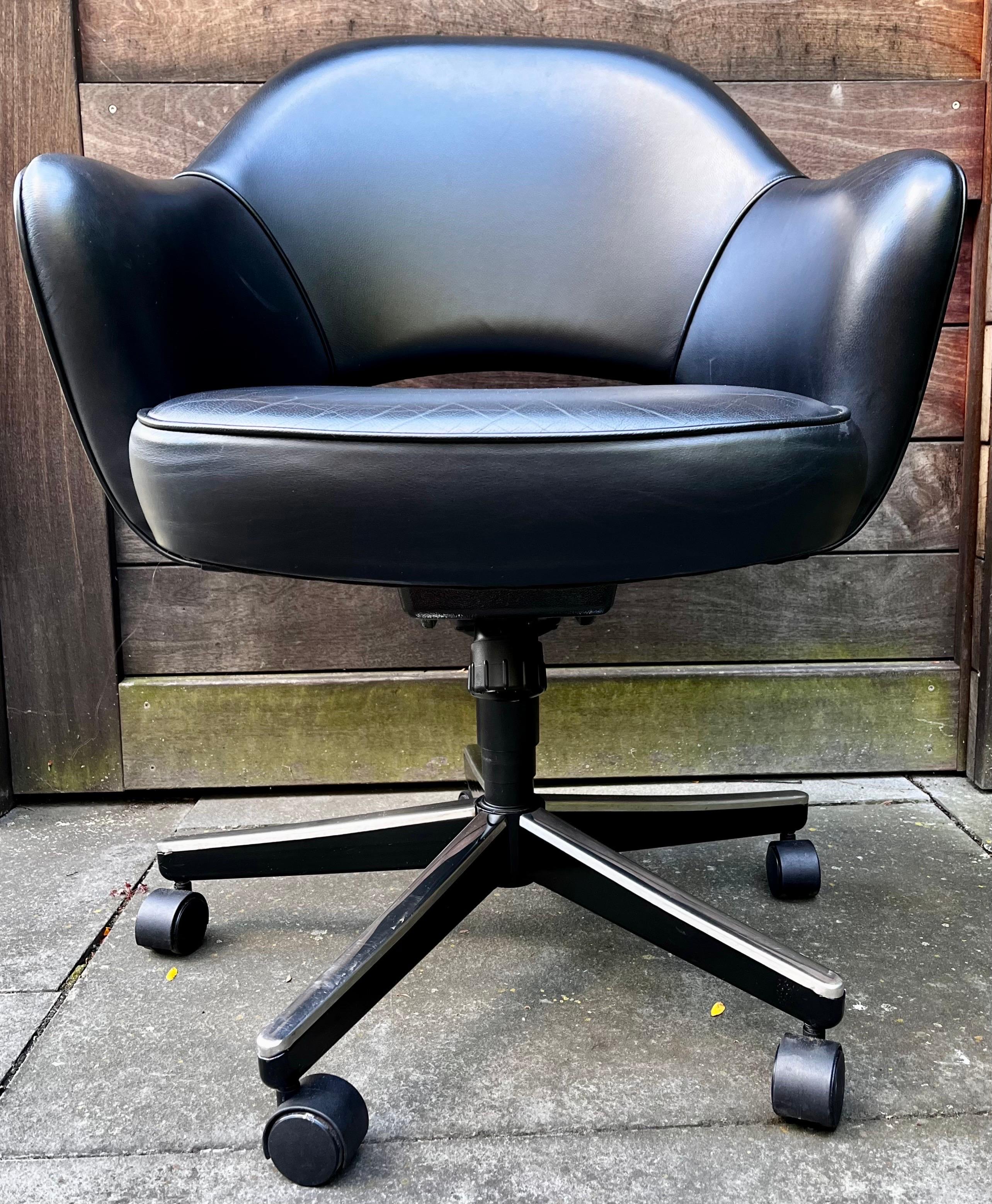 Executive Leather Chair 
Swivel & Tilt Base Seat Height adjusts from about 18