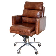 Executive Leather Desk Chair Office Halo Oulton Swivel Tilt Height Adjustable
