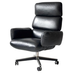 Executive Leather Office Chair by Otto Zapf for Knoll