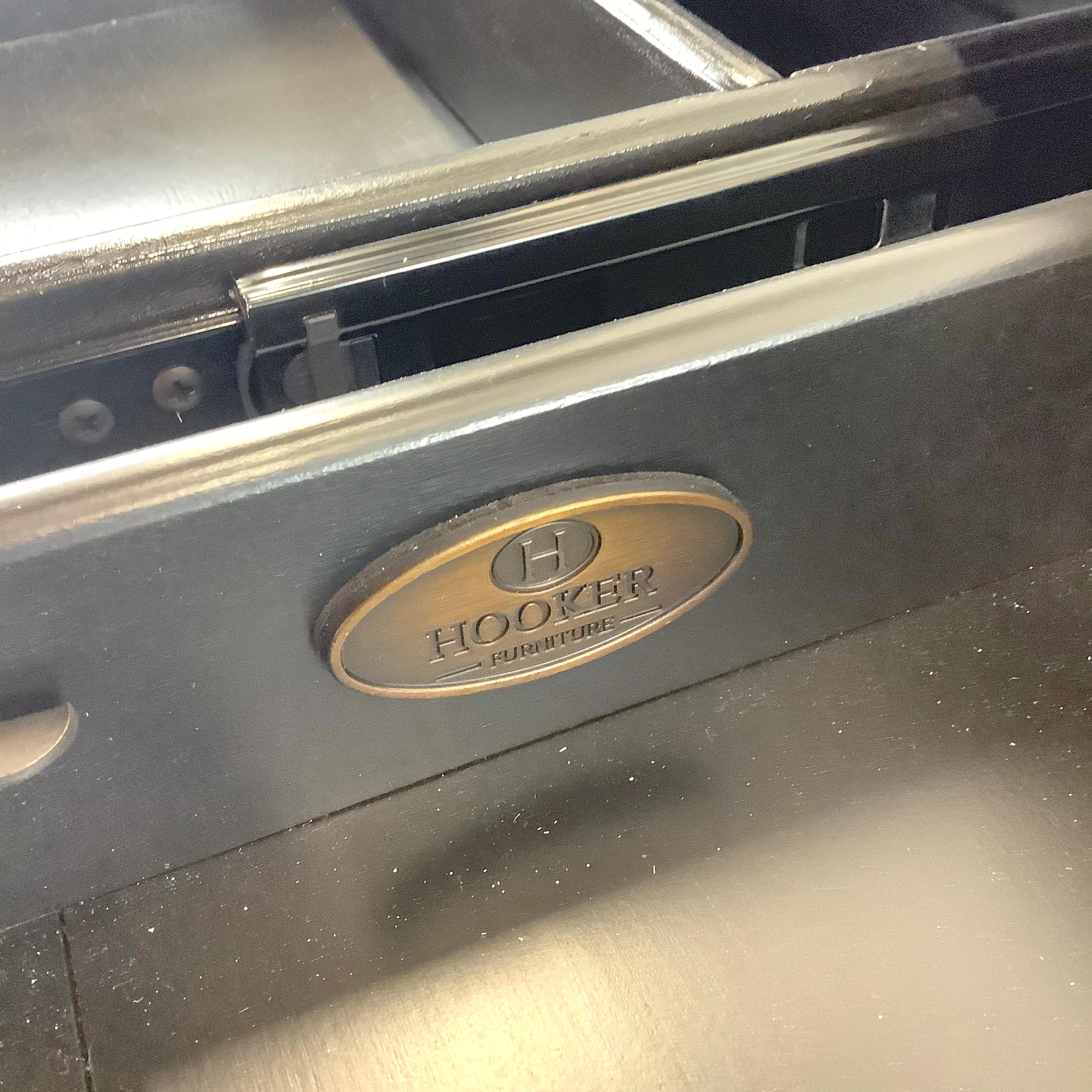 Executive Leather Top Trestle Desk by Hooker Furniture 5