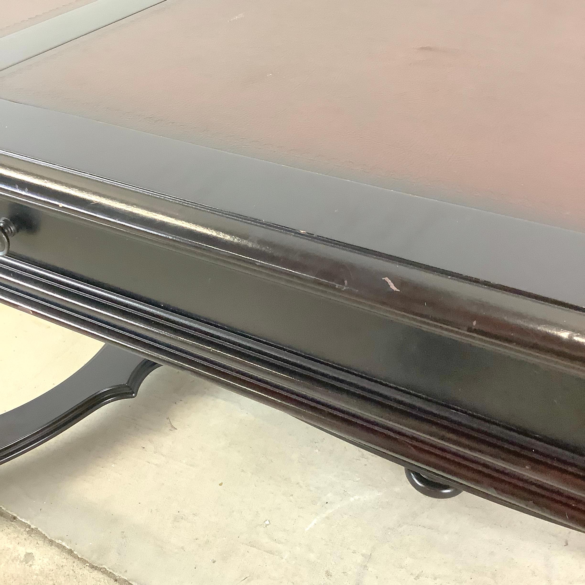 Executive Leather Top Trestle Desk by Hooker Furniture 7