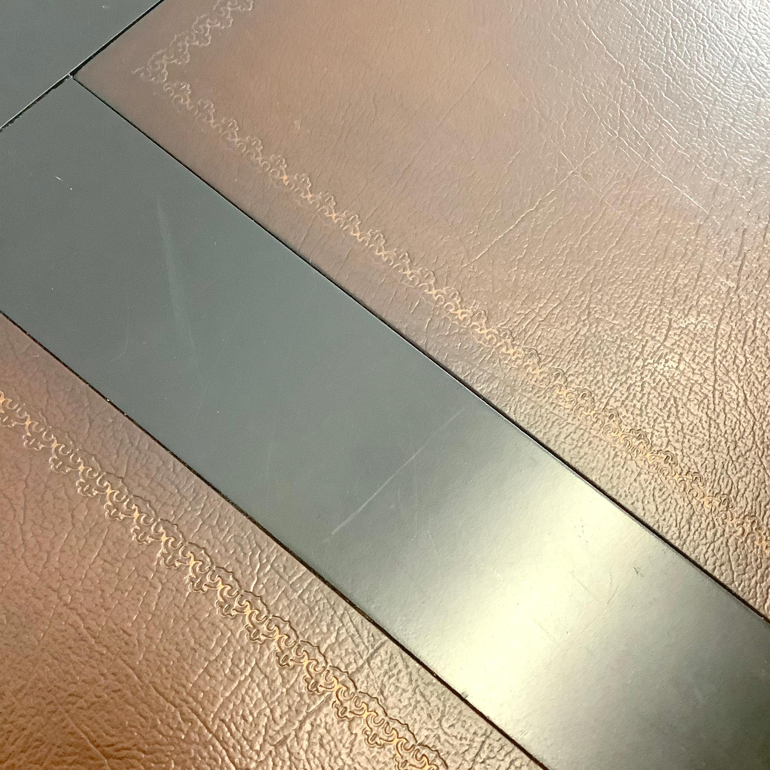 Executive Leather Top Trestle Desk by Hooker Furniture 12