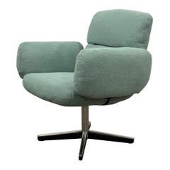 Sedia da ufficio con schienale basso Executive di Otto Zapf per Knoll
