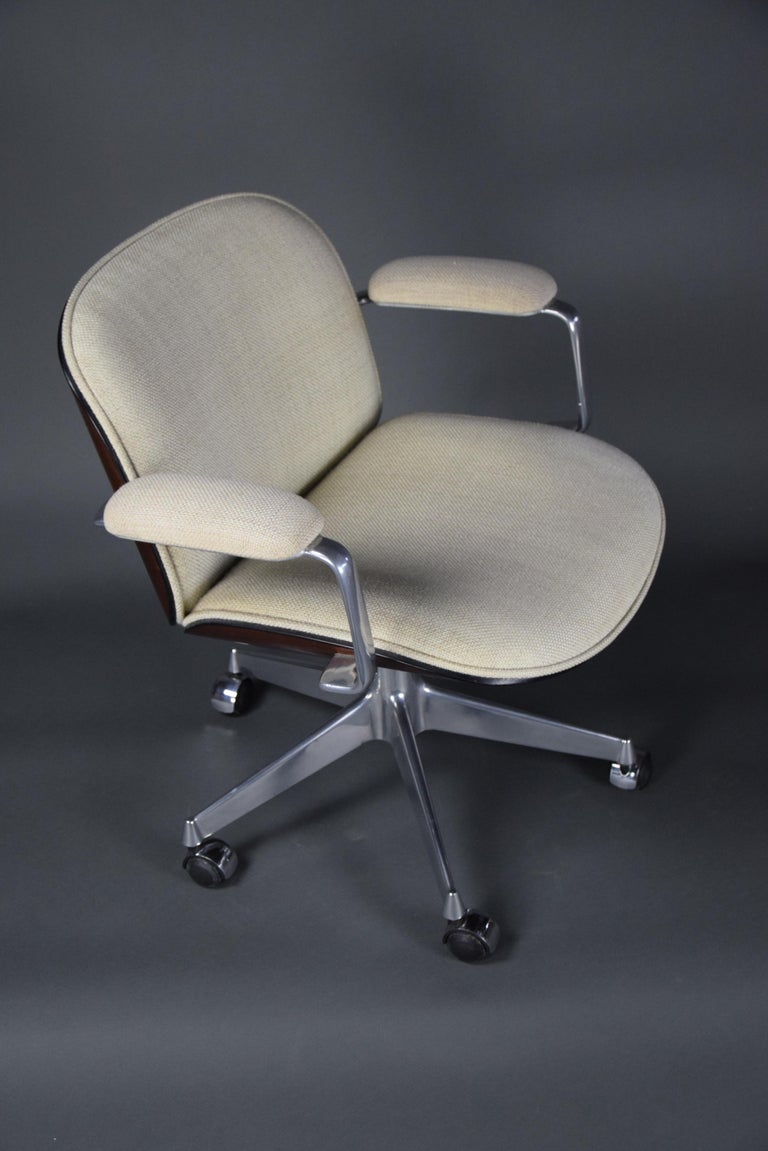Executive MidCentury Modern Office Chair by Ico Parisi for MiM Roma
