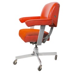 Vintage Executive Model DoMore Swivel Desk Office Chair Model 616 c 1950/1960's 